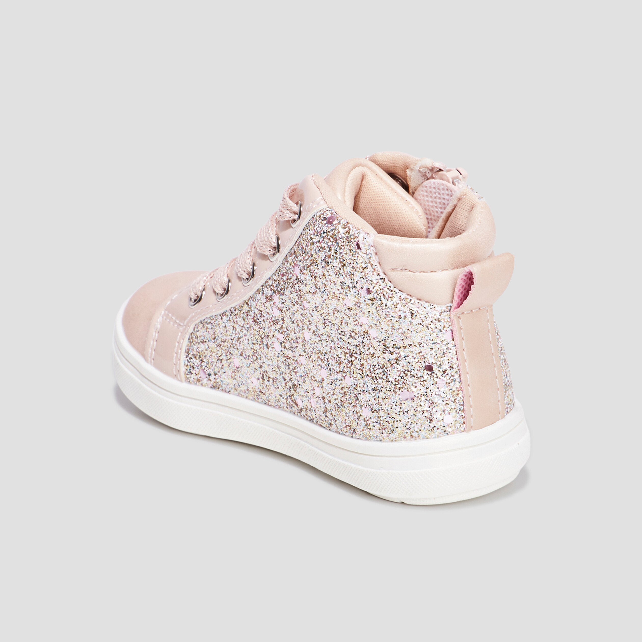 La Halle Baskets Montantes Bebe Baskets Montantes à Paillettes