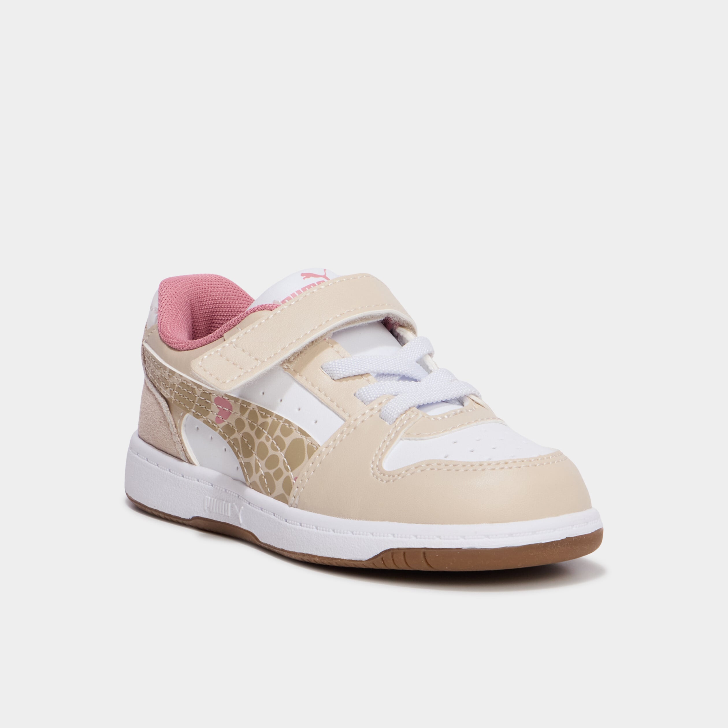 Baskets &agrave; scratchs Puma Rebound Slam sable fille