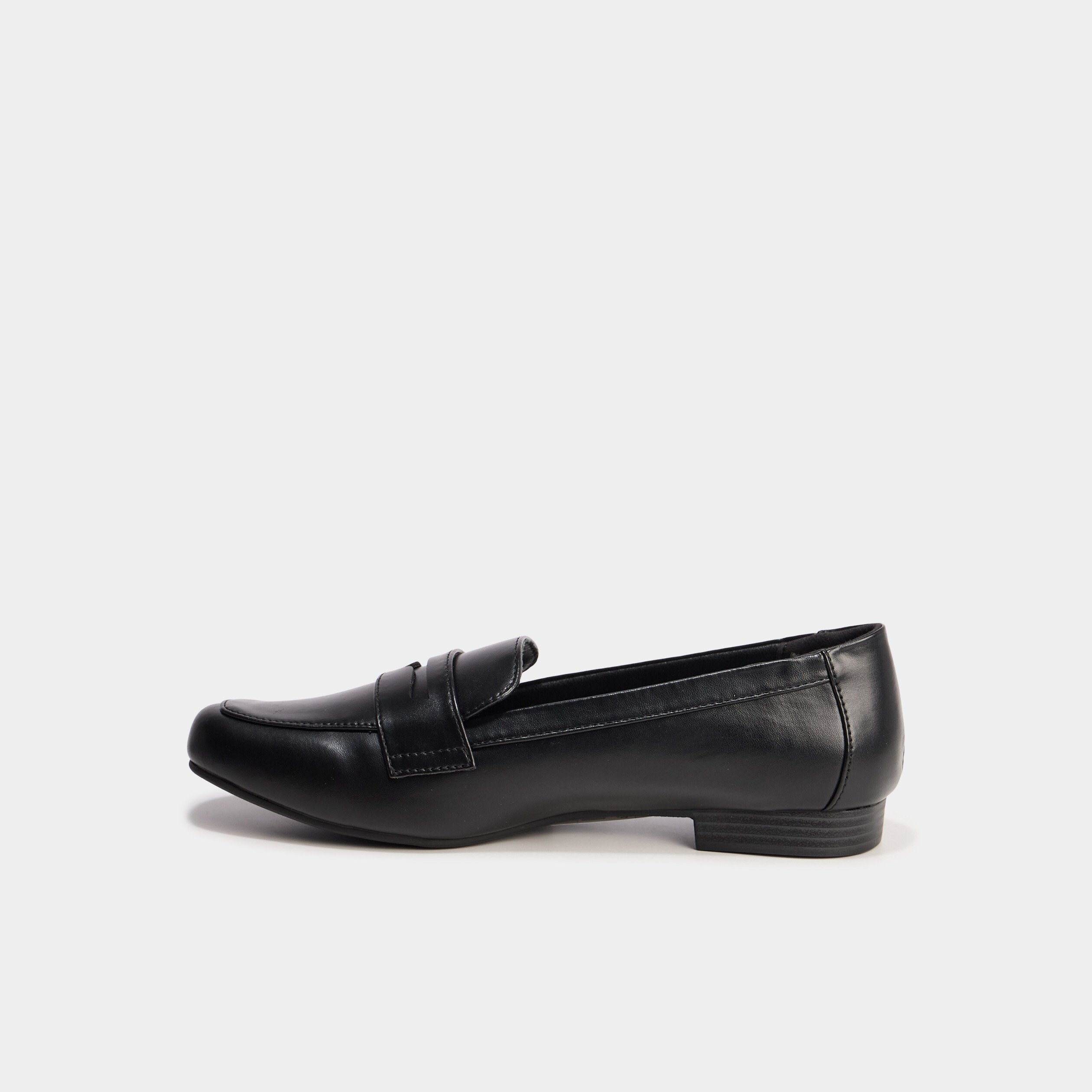 mocassins bout carre noir femme Mocassins bout carré noir femme