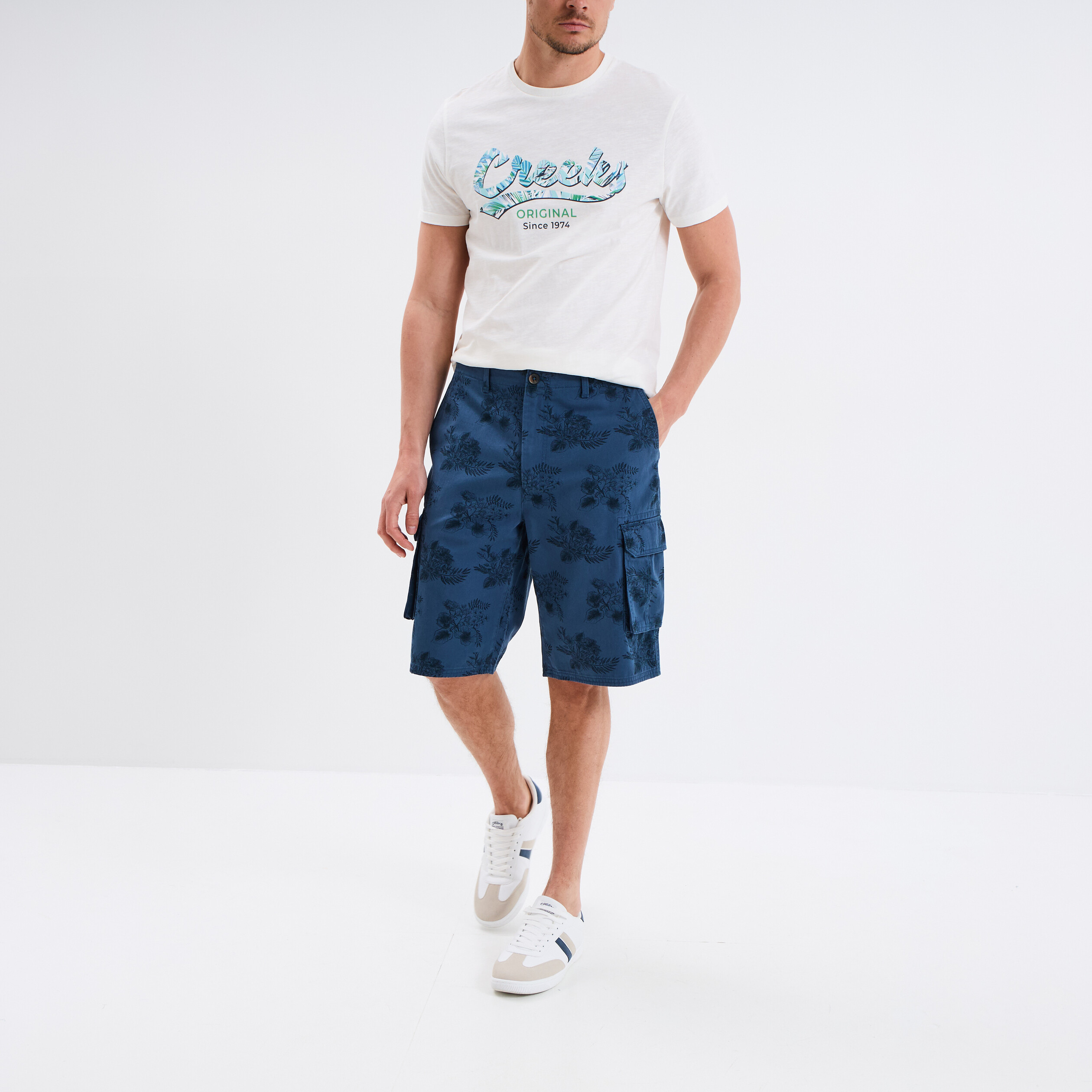 t shirt manches courtes col rond coton blanc homme T-shirt manches courtes col rond coton blanc homme