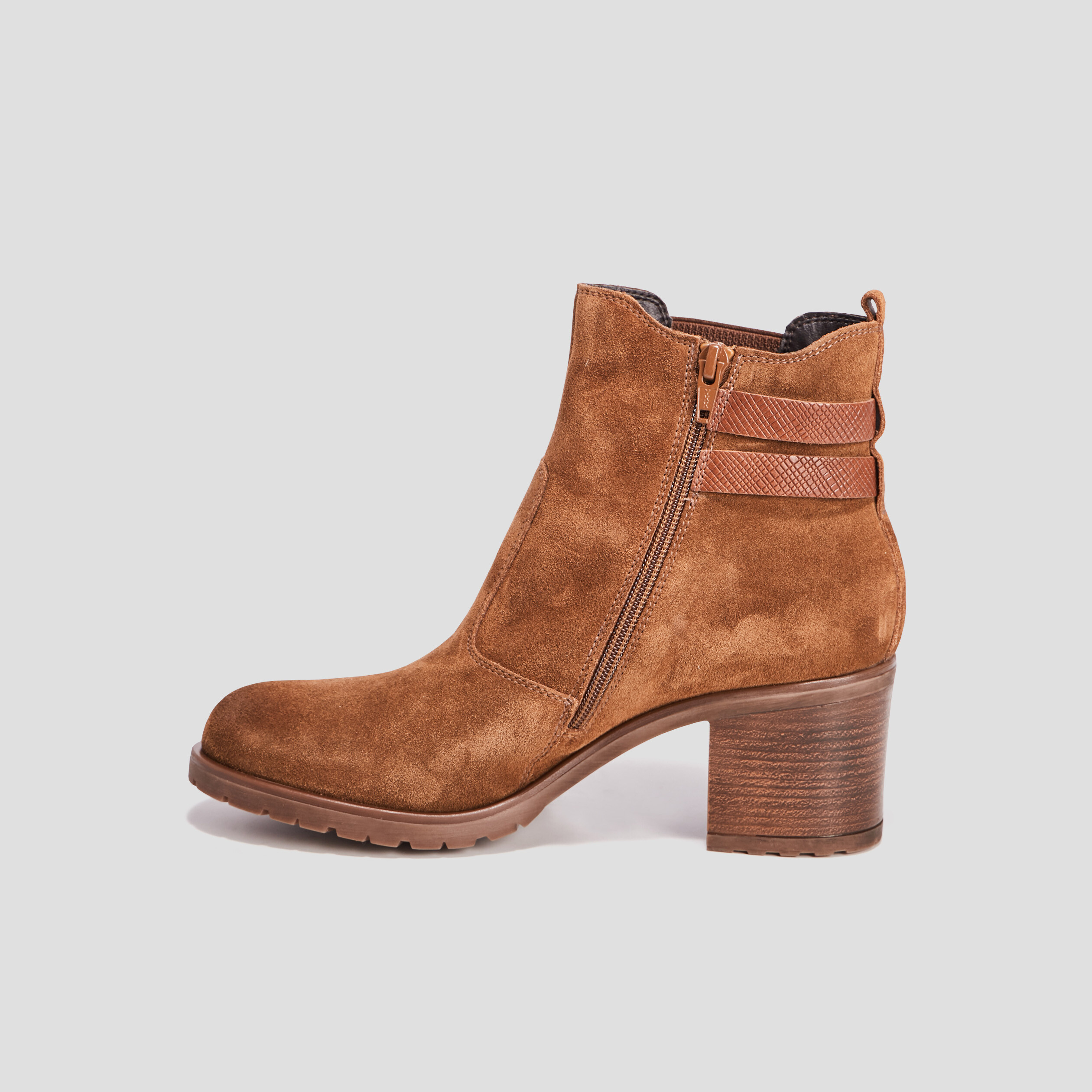bottines en cuir marron femme Bottines en cuir marron femme