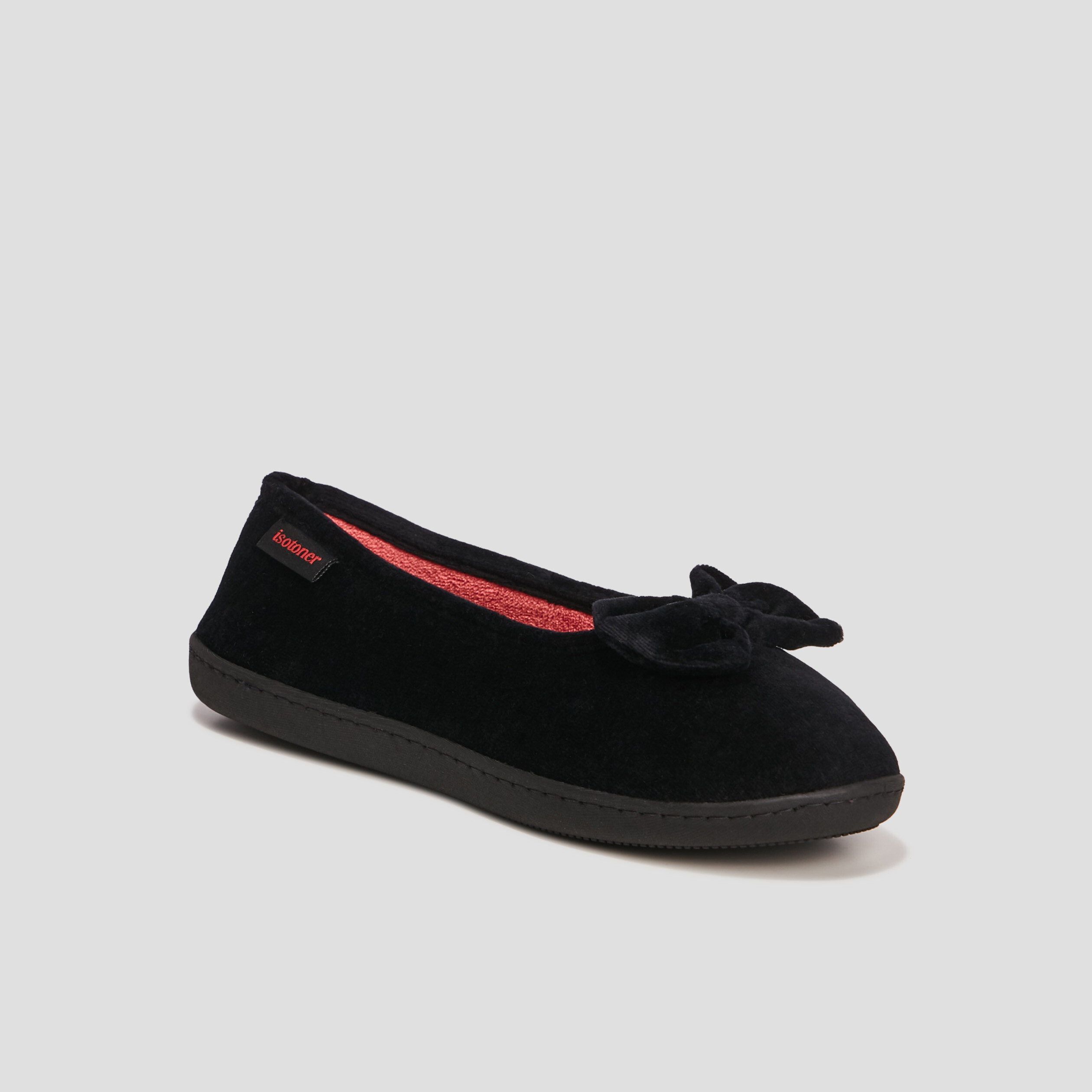 chaussons ballerines isotoner noir femme Chaussons ballerines Isotoner noir femme