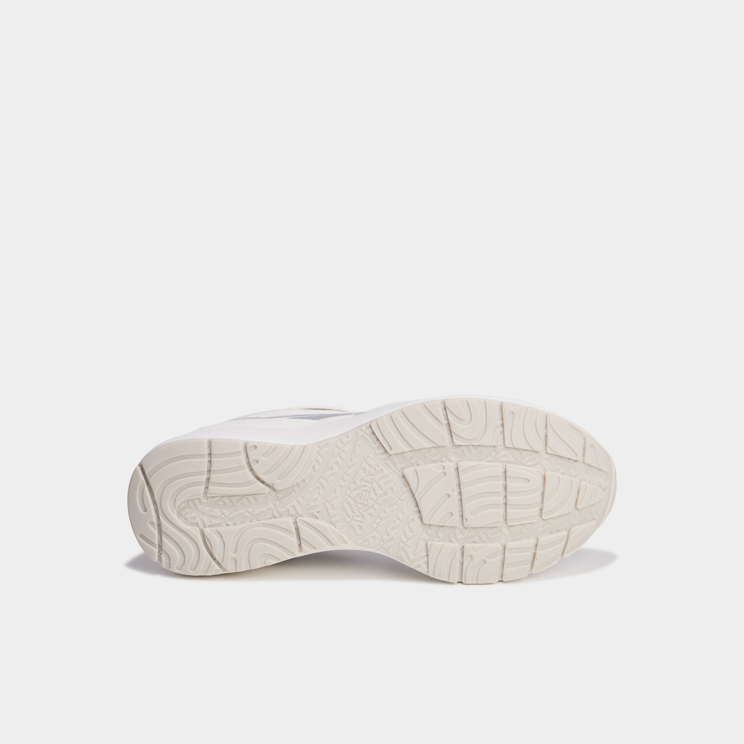 Baskets running &agrave; lacets gris argent femme