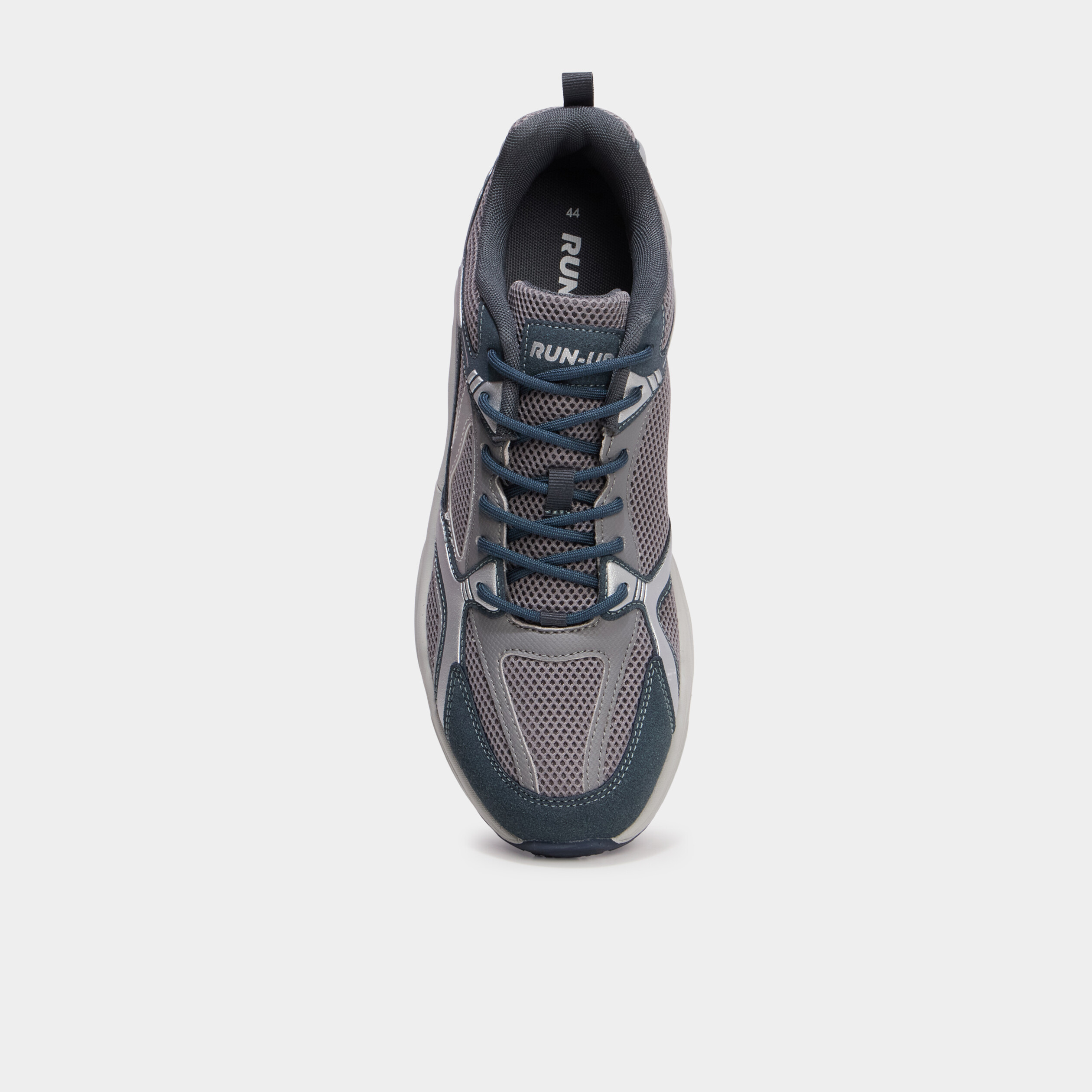 Baskets running lacets &eacute;lastiqu&eacute;s bleu homme