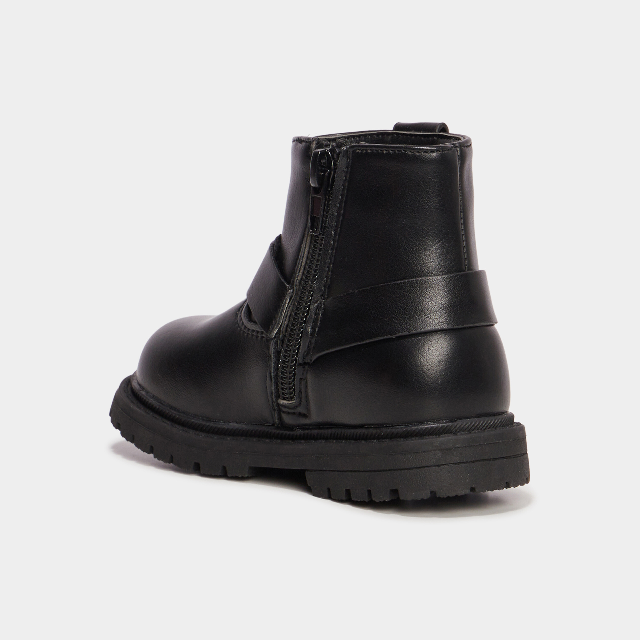 bottines crantees avec boucles liberto noir bebef Bottines crantées avec boucles Liberto noir bébé fille