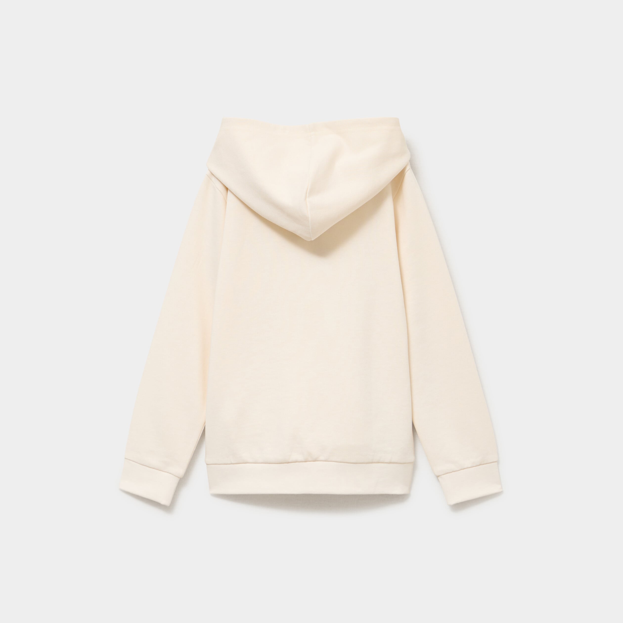 Sweat hoodie 1 poche Kappa ivoire fille