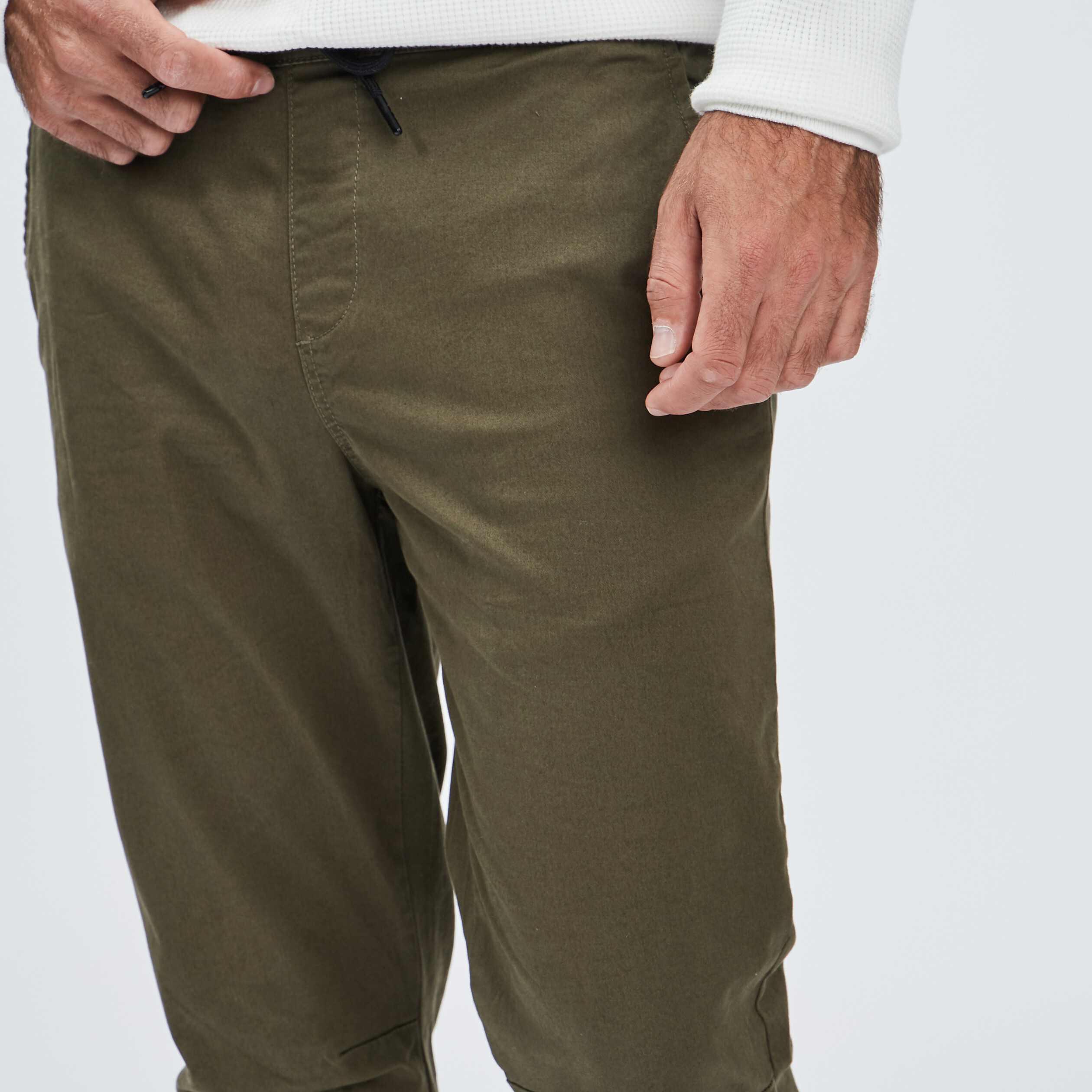 Pantalon jogpant vert kaki homme