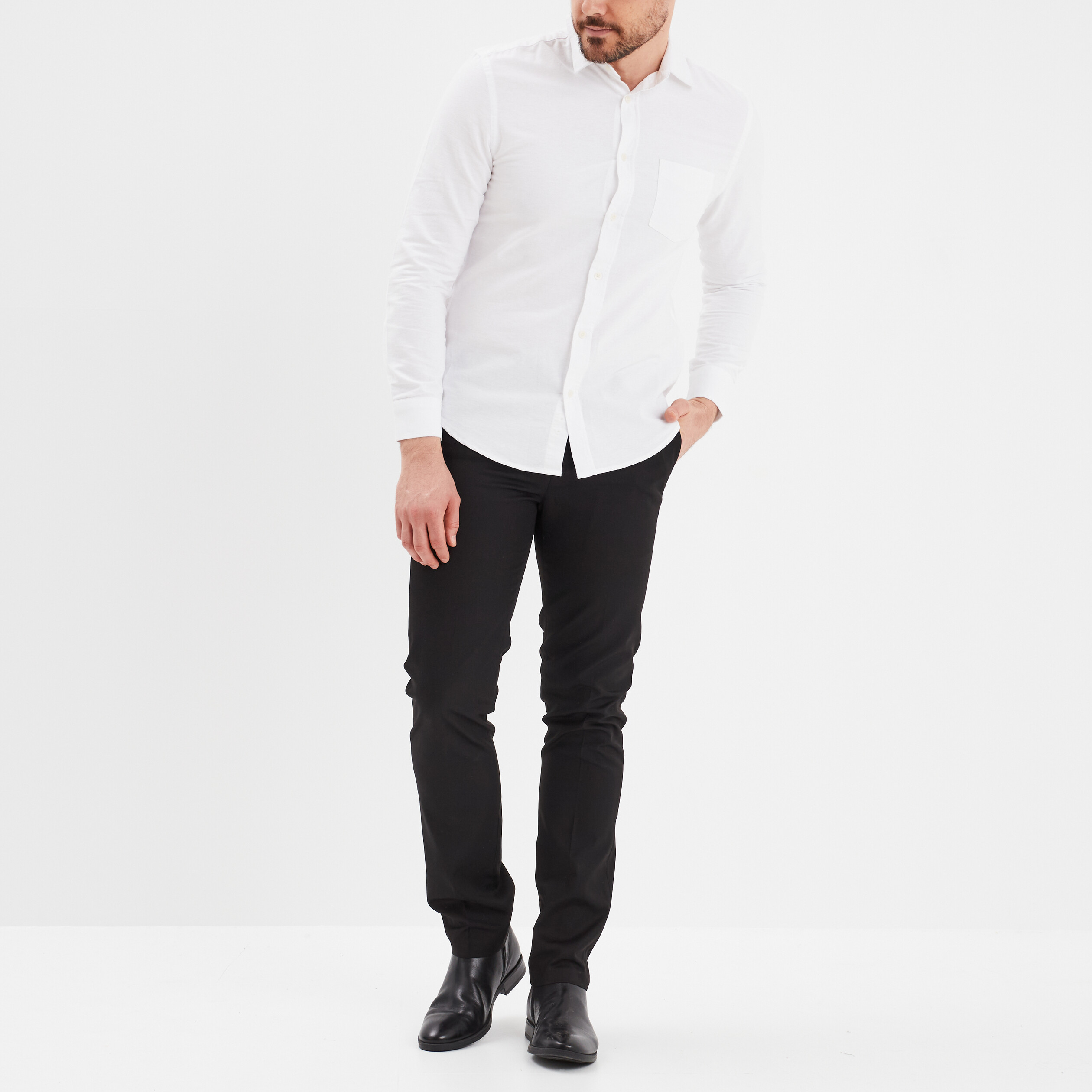 Jean droit a pince homme deals