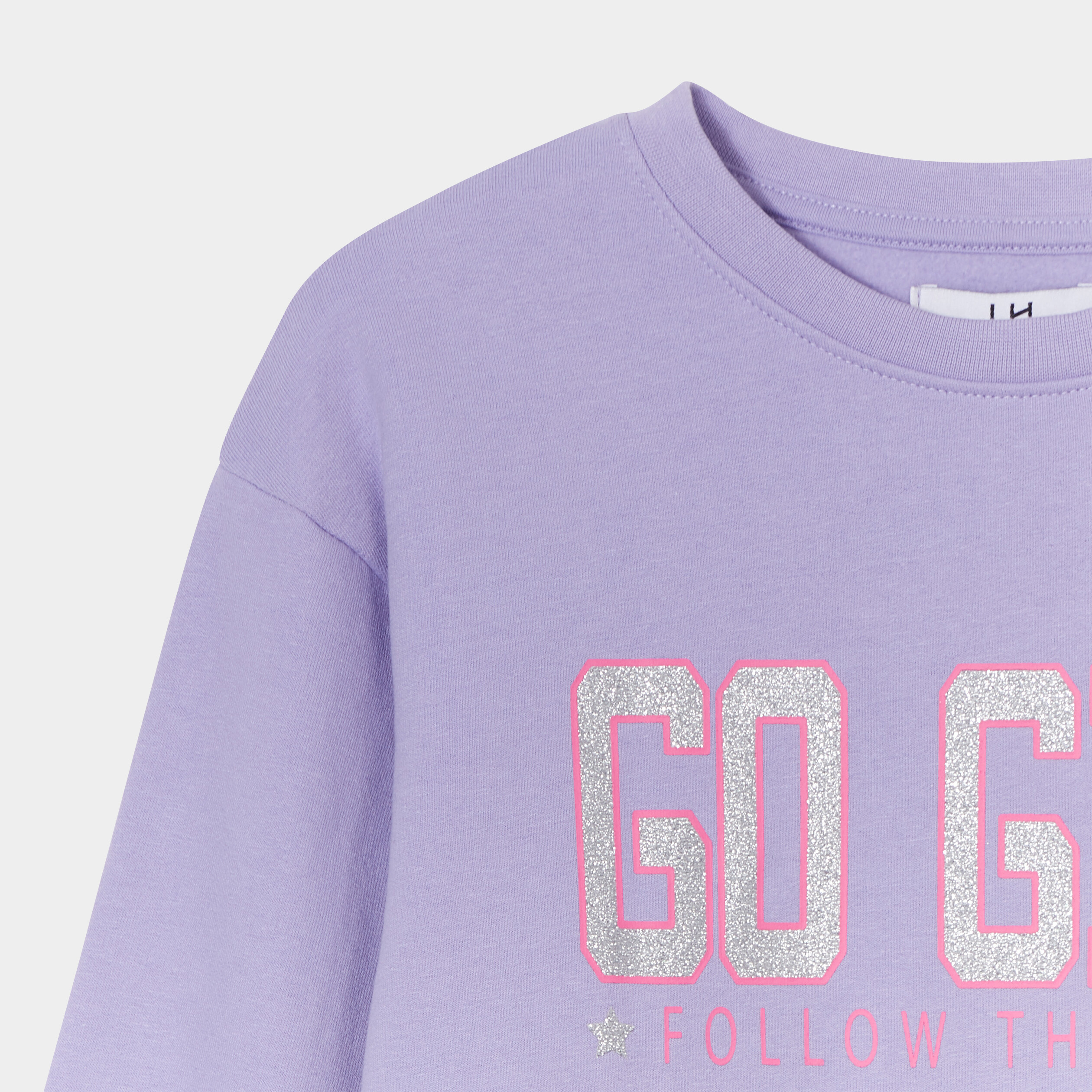 ensemble sweat long et legging 2 pieces mauve fille Ensemble sweat long et legging 2 pièces mauve fille