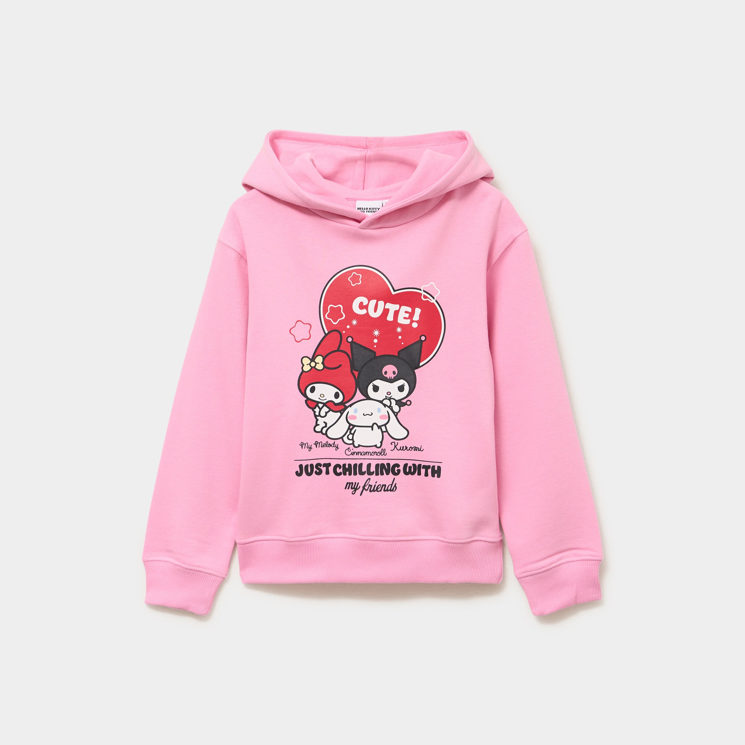 Sweat hoodie Hello Kitty rose fille