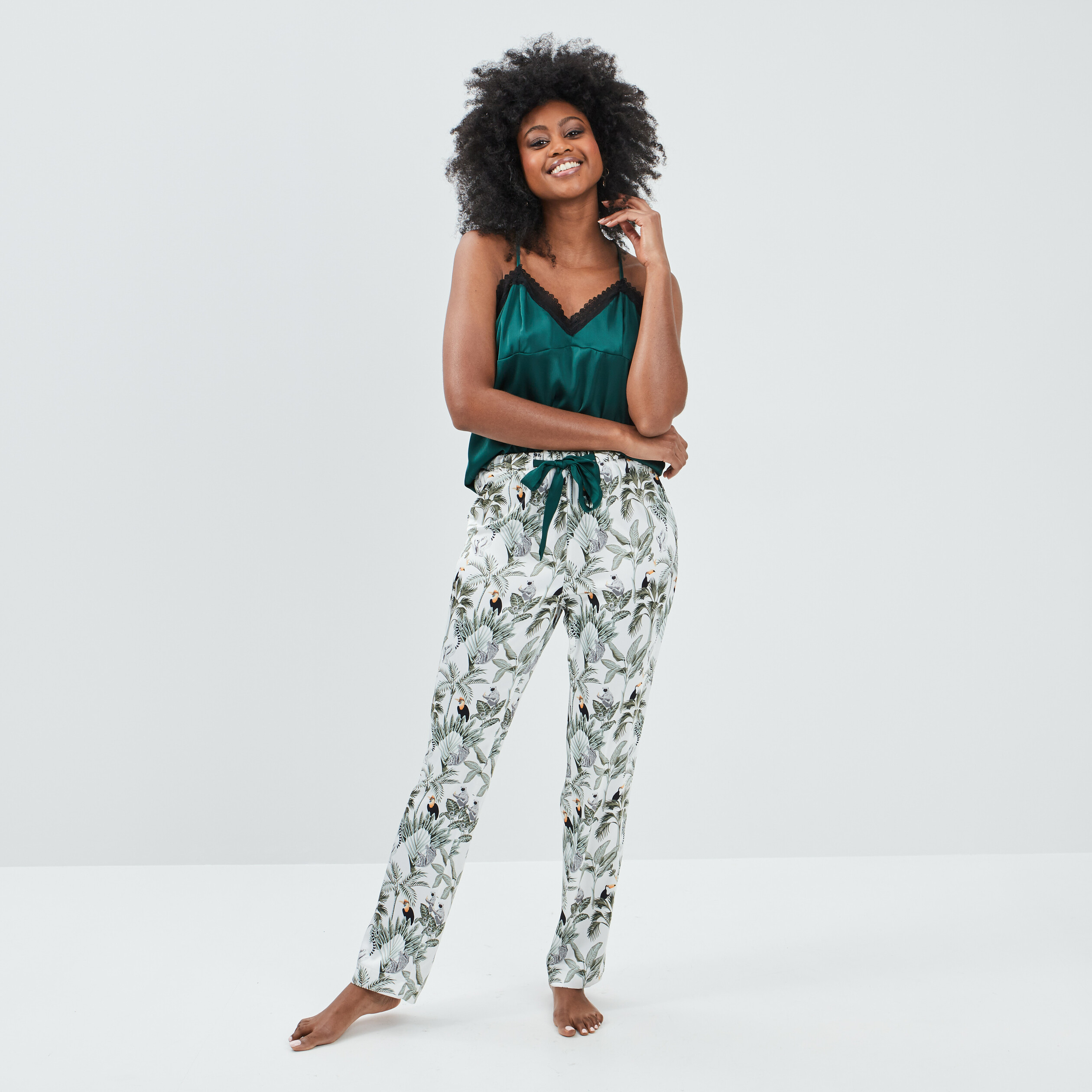 ensemble pyjama 2 pieces ecru femme Ensemble pyjama 2 pièces ecru femme