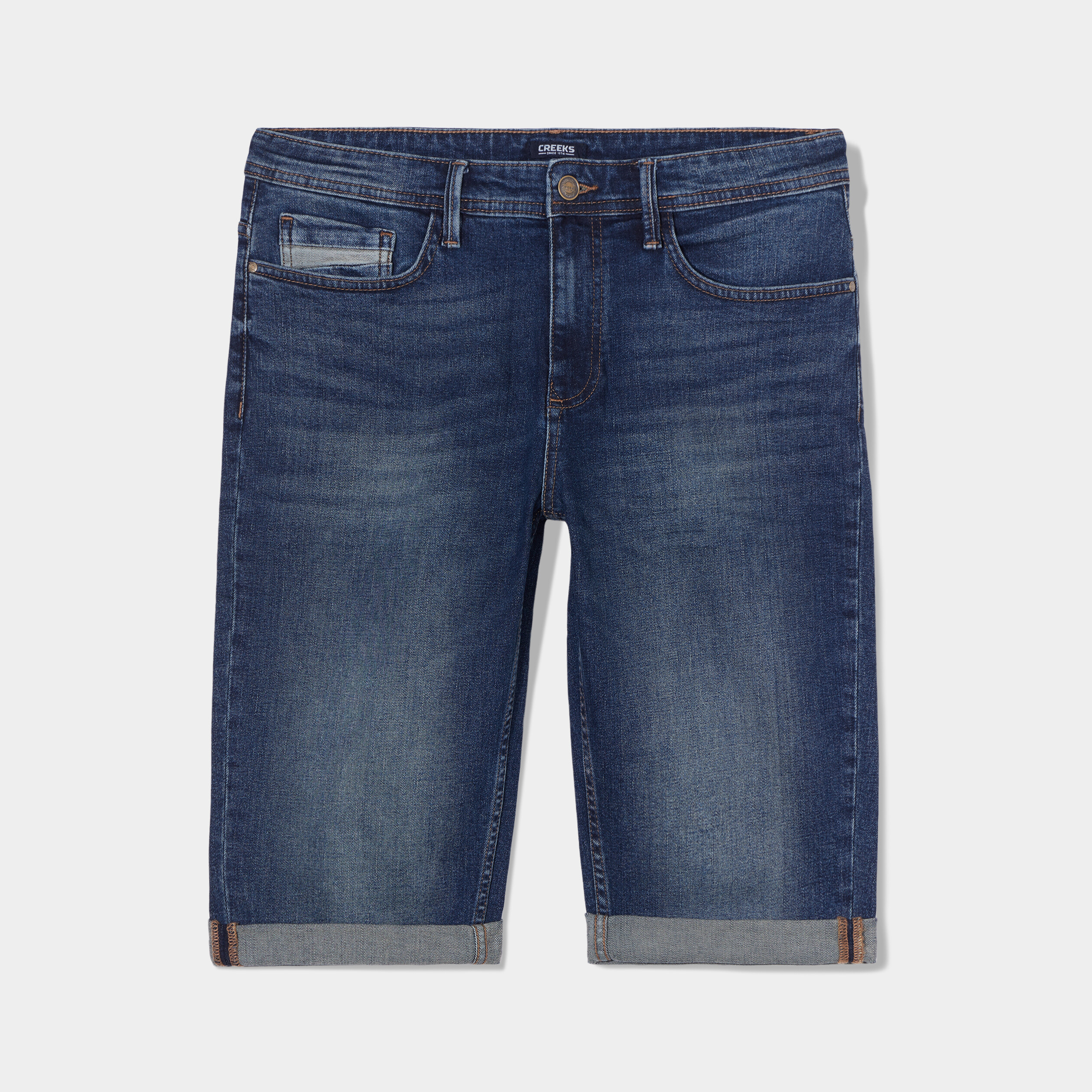 Bermuda short en jean regular denim dirty homme