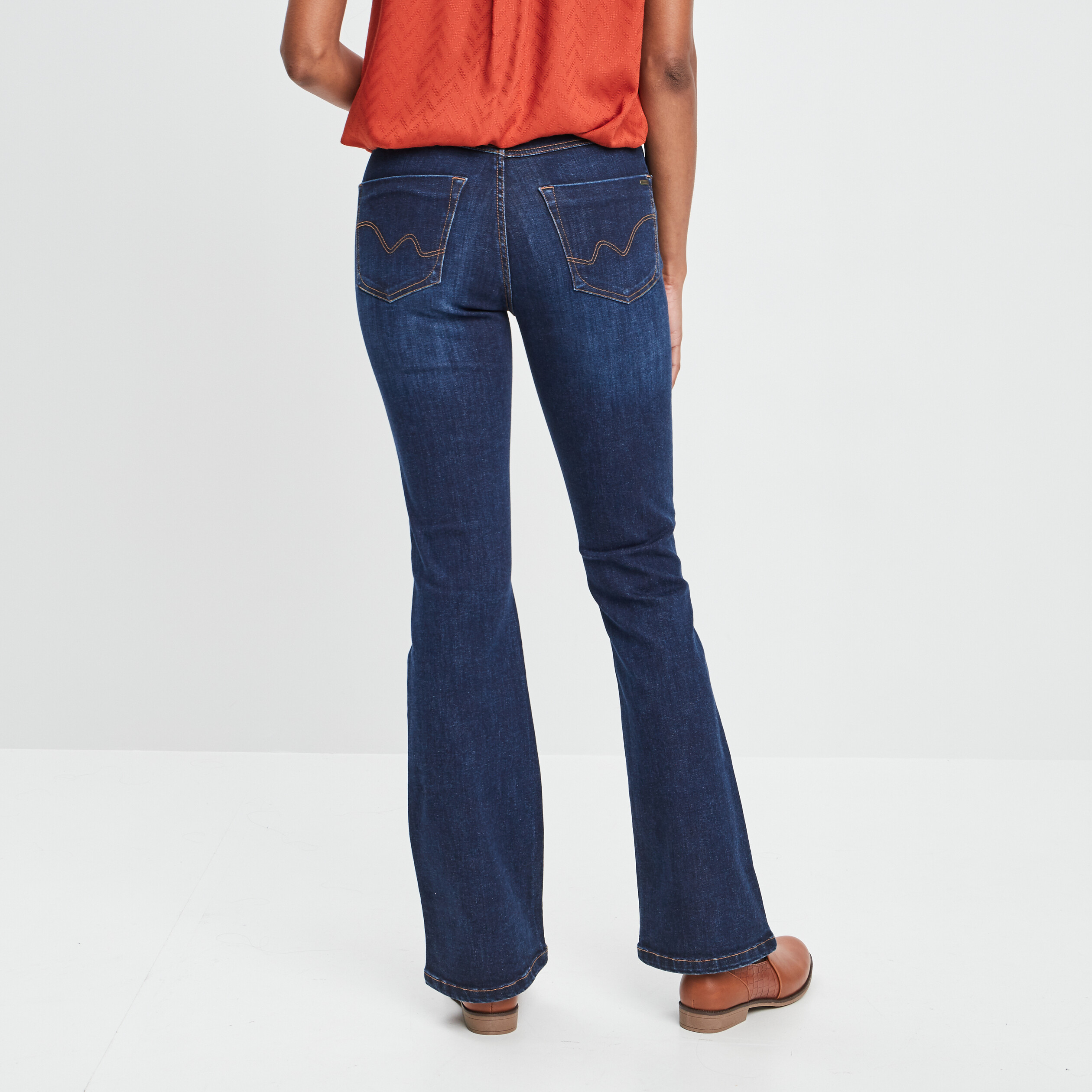 jeans flare creeks denim stone femme Jeans flare Creeks denim stone femme