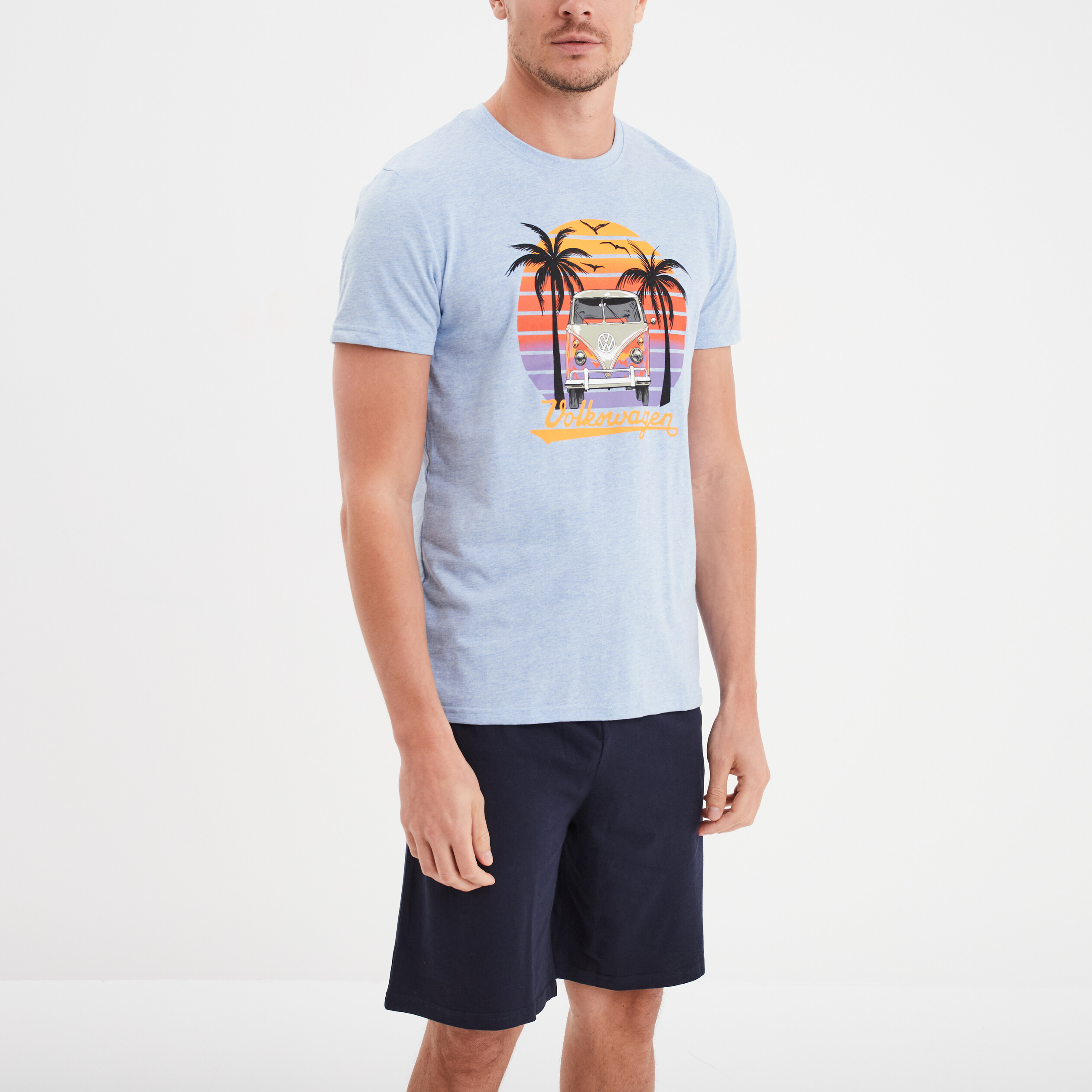 Ensemble pyjama Volkswagen bleu gris homme
