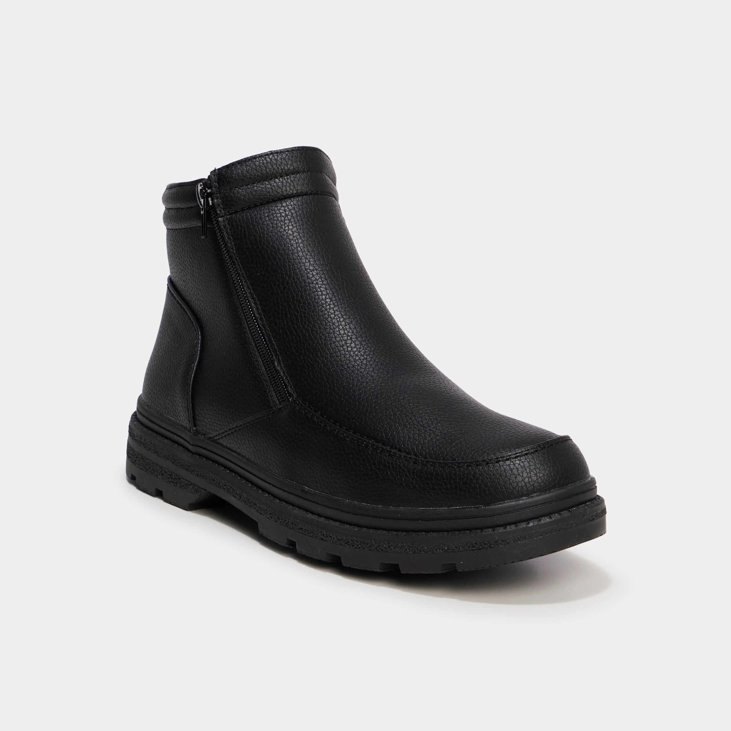Bottines zipp&eacute;es noir homme