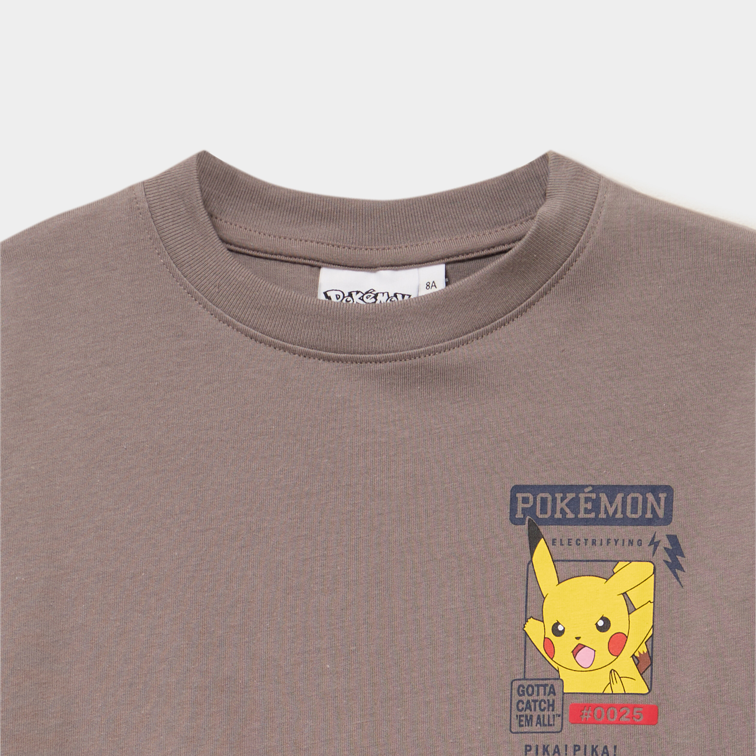 T-shirt manches longues coton Pok&eacute;mon sable gar&ccedil;on