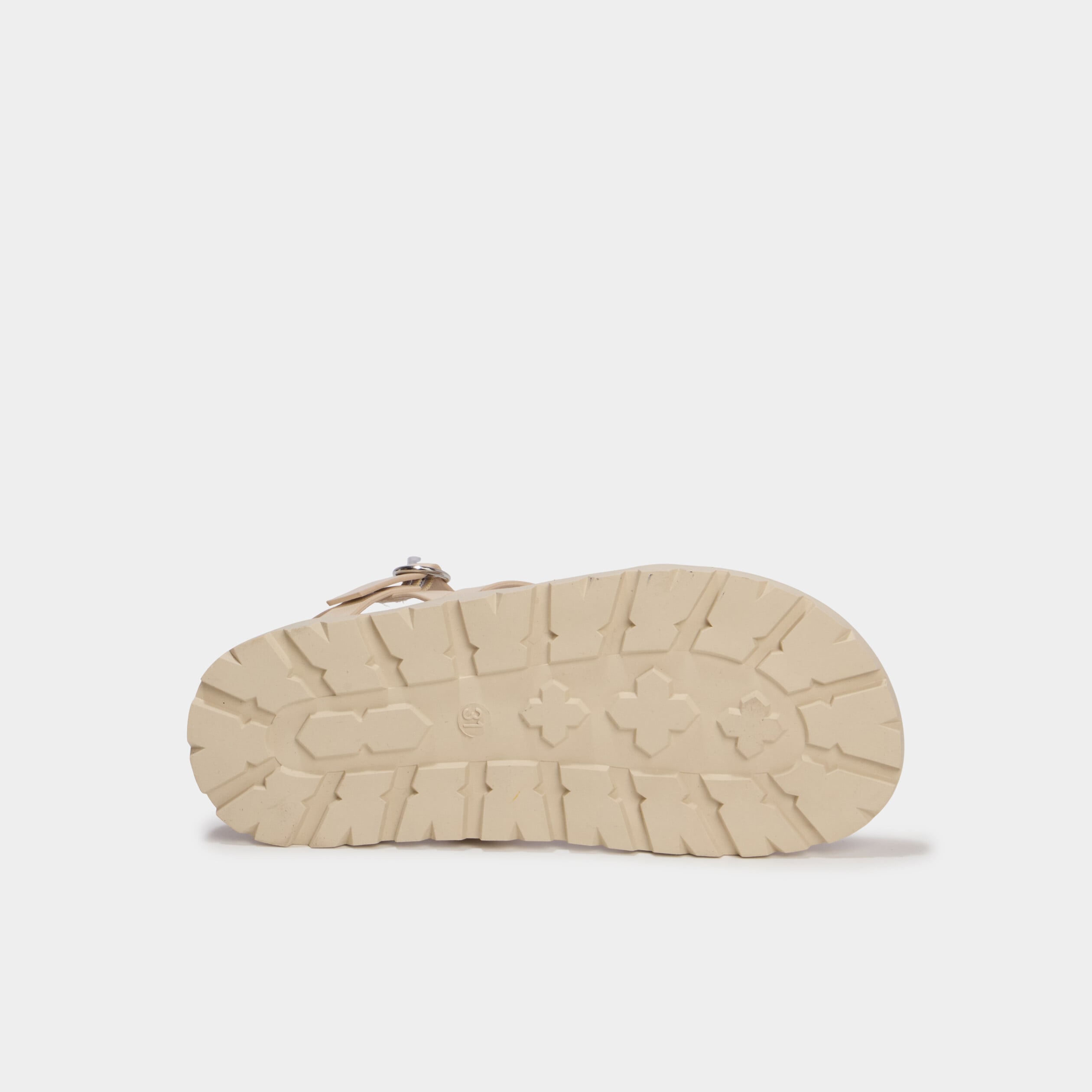 Sandales semelles &eacute;paisses blanc fille
