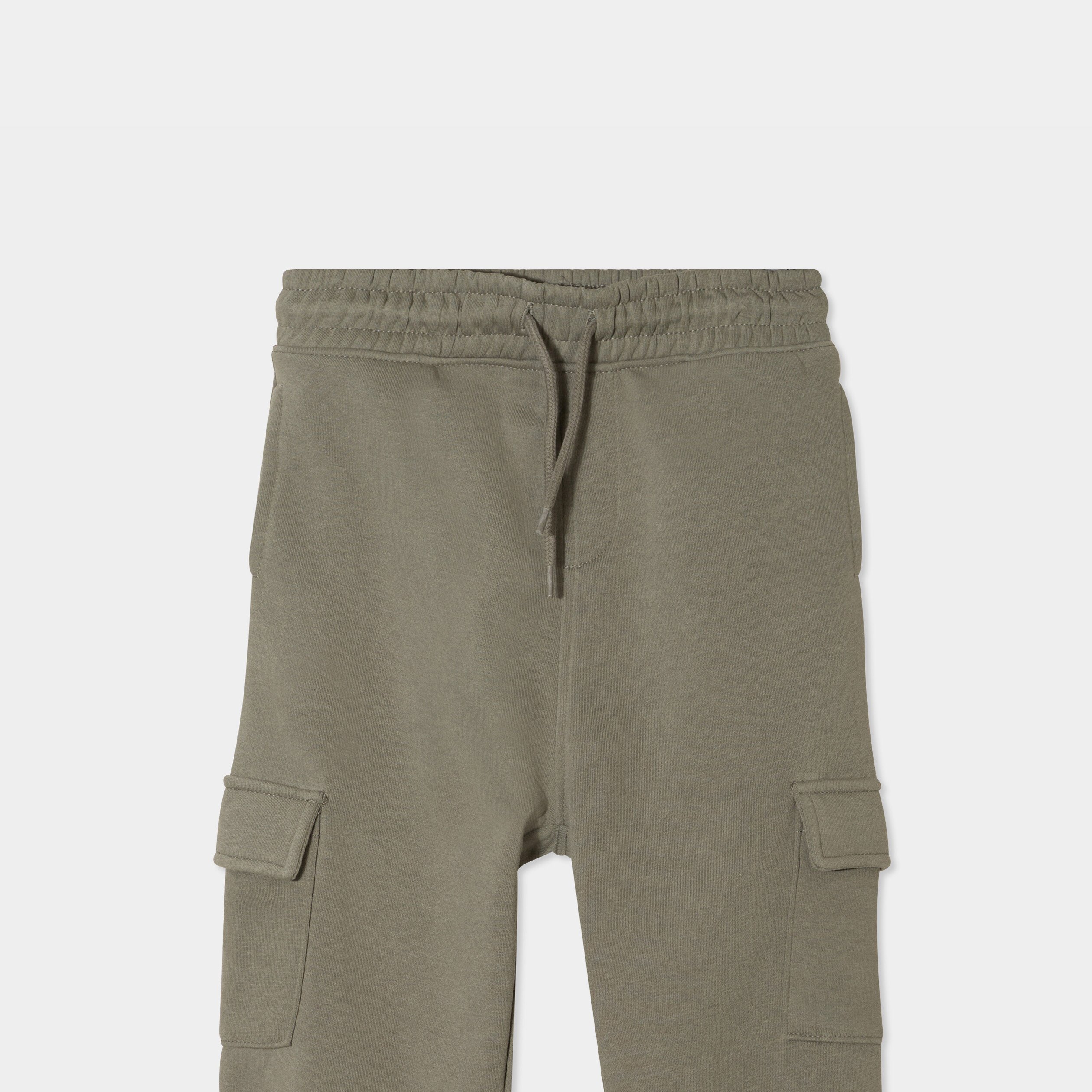 pantalon de jogging cargo vert kaki garcon Pantalon de jogging cargo vert kaki garçon