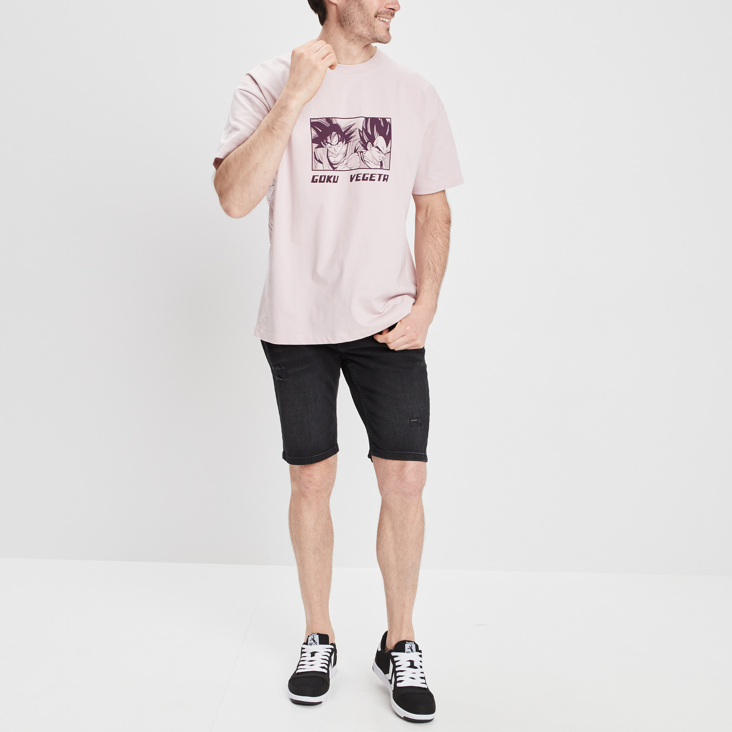 Bermuda straight noir homme