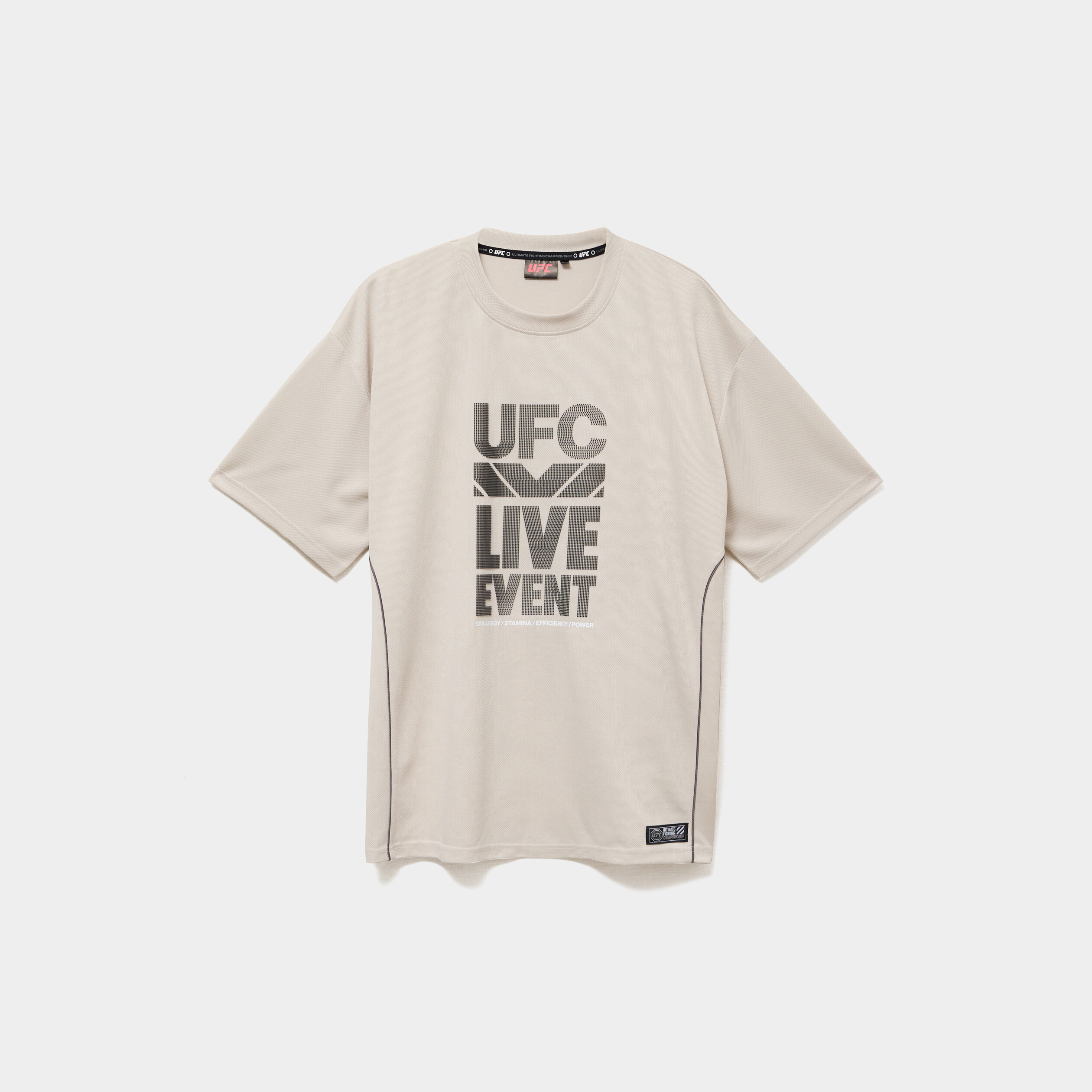 T-shirt manches courtes UFC sable homme
