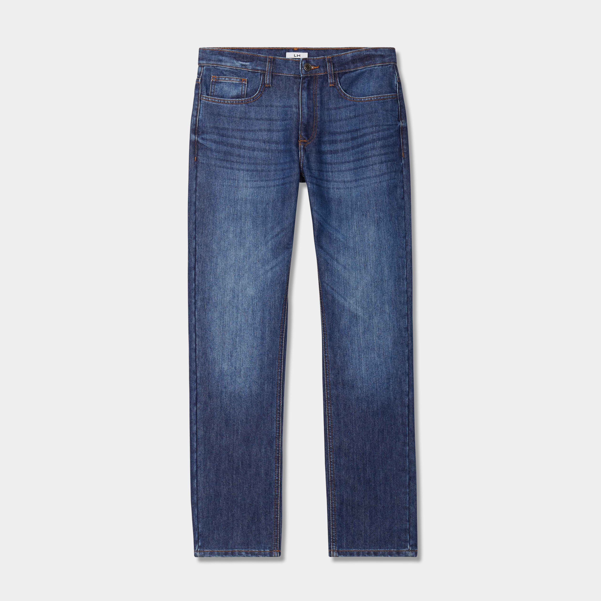jeans straight denim 5 poches denim stone homme Jeans straight denim 5 poches denim stone homme