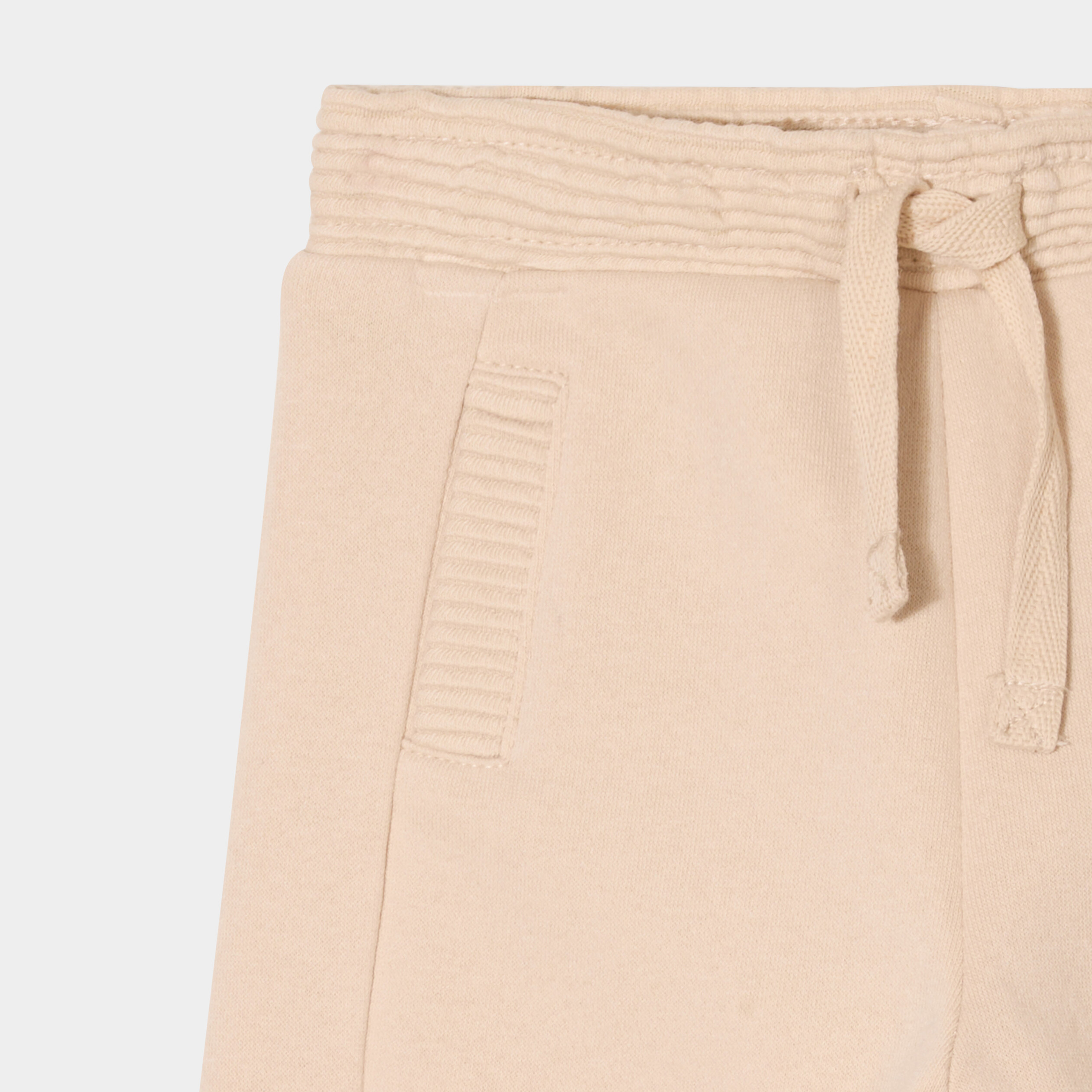 pantalon de jogging taille elastiquee sable bebeg Pantalon de jogging taille élastiquée sable bébé garçon