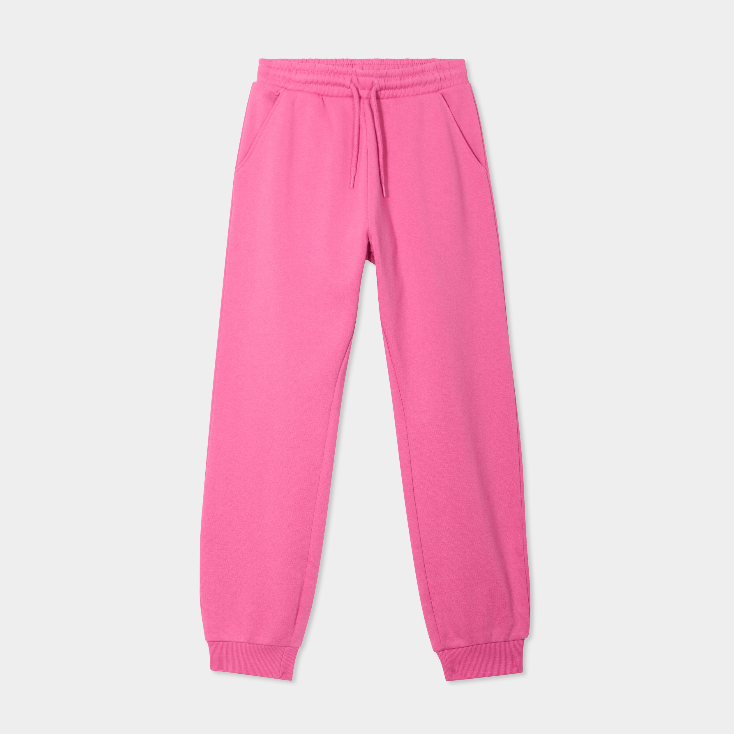 pantalon de jogging molleton rose fushia fille Pantalon de jogging molleton rose fushia fille