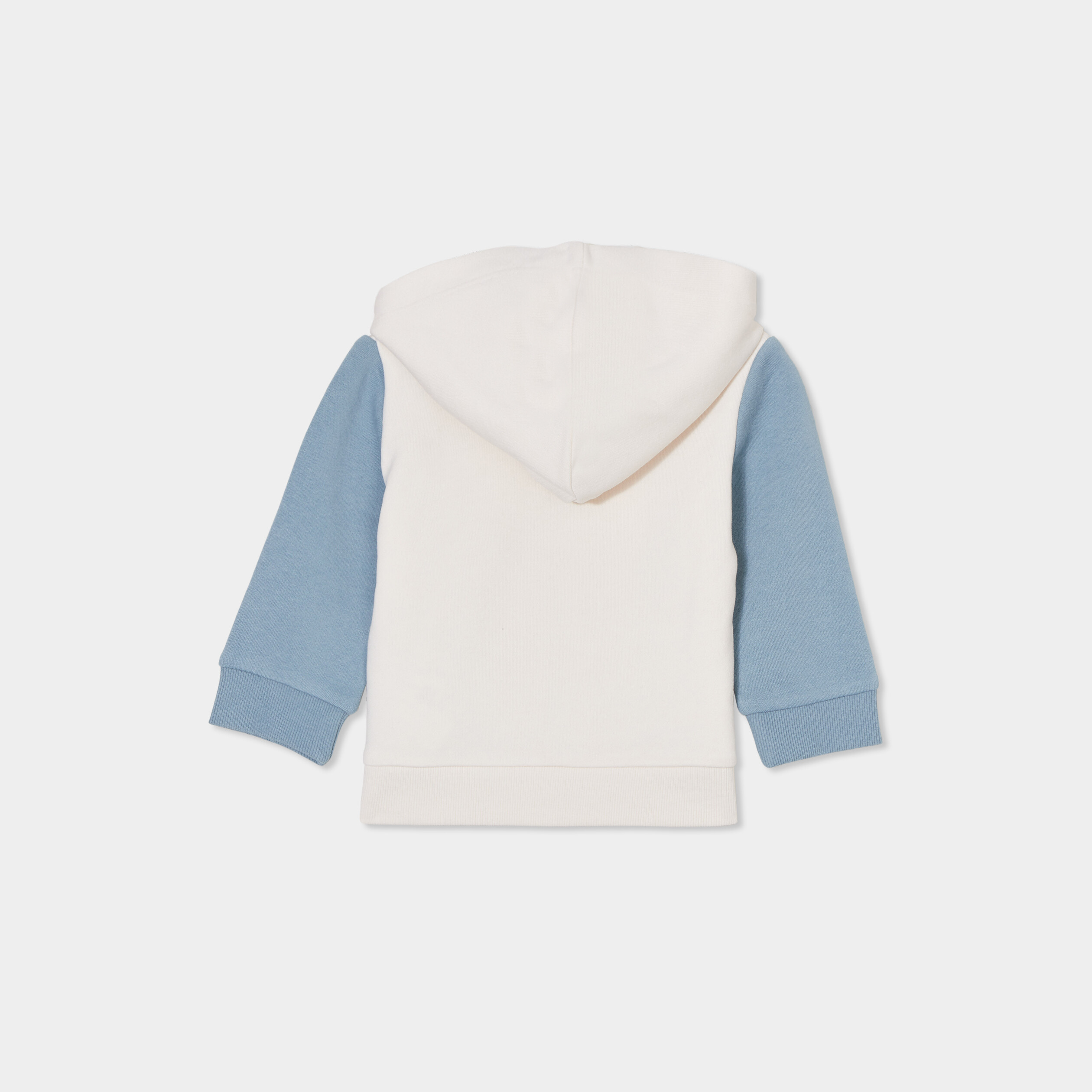 gilet zippe a capuche creeks ecru bebeg Gilet zippé à capuche Creeks ecru bébé garçon