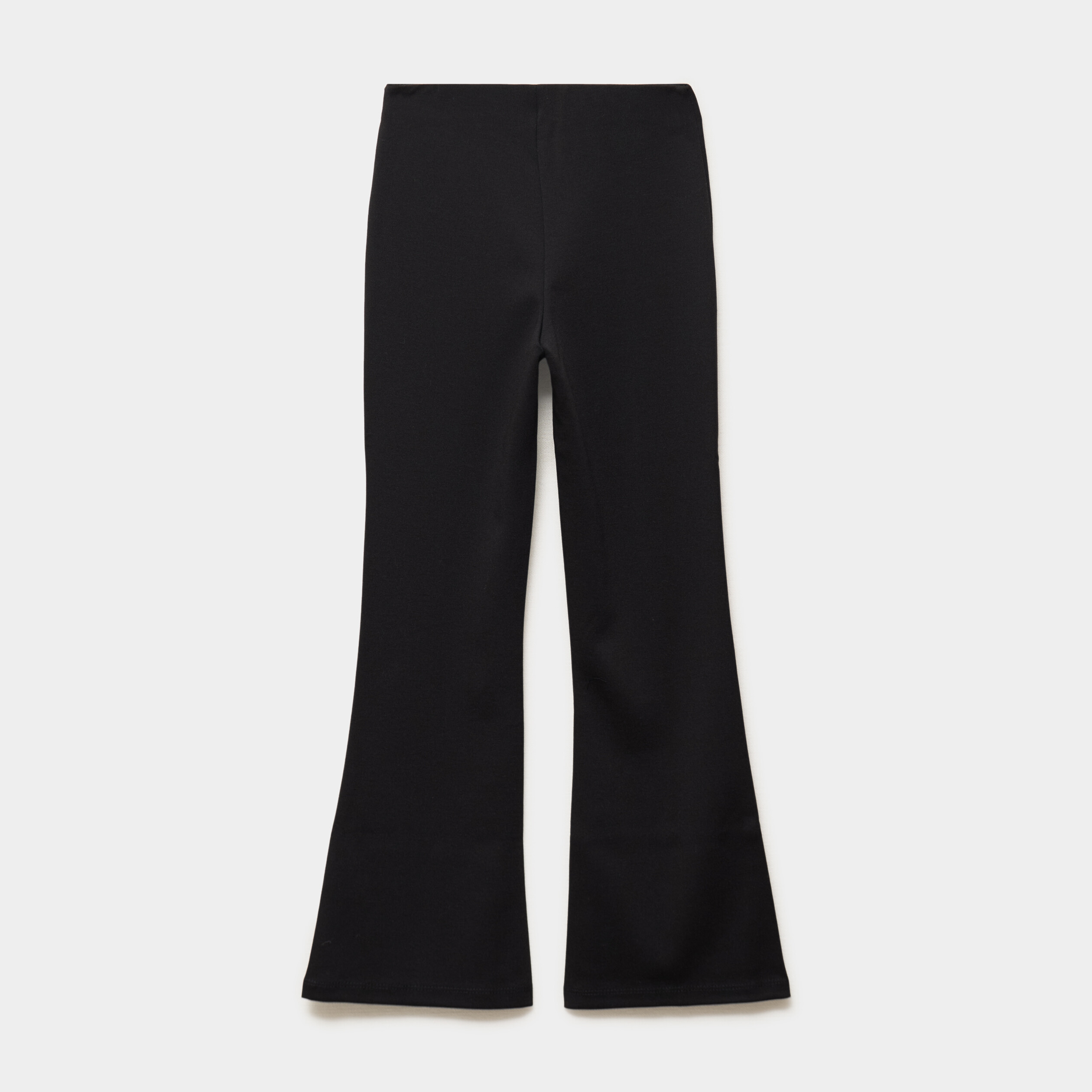 Pantalon bootcut stretch noir fille
