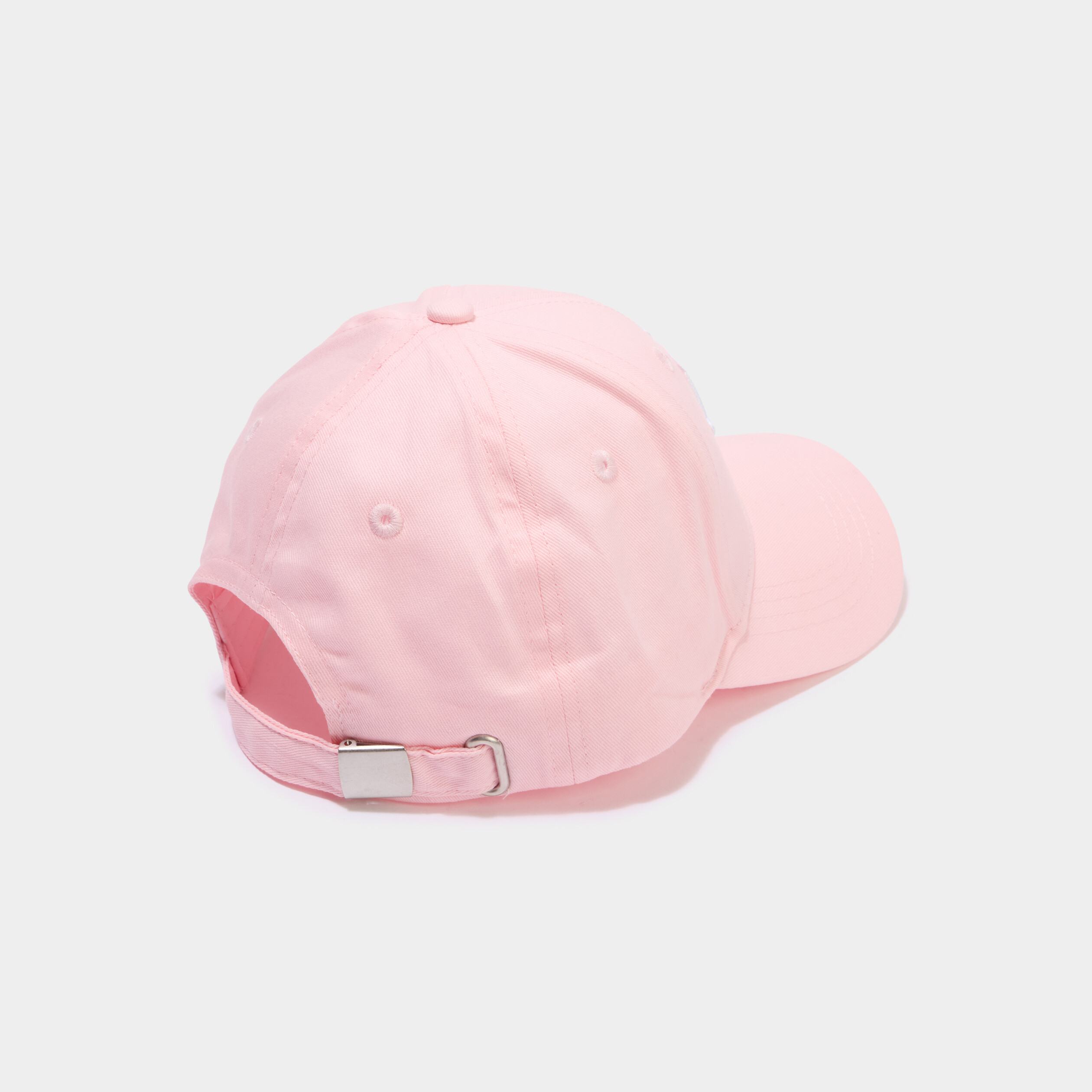 Casquette brod&eacute;e coton rose fille