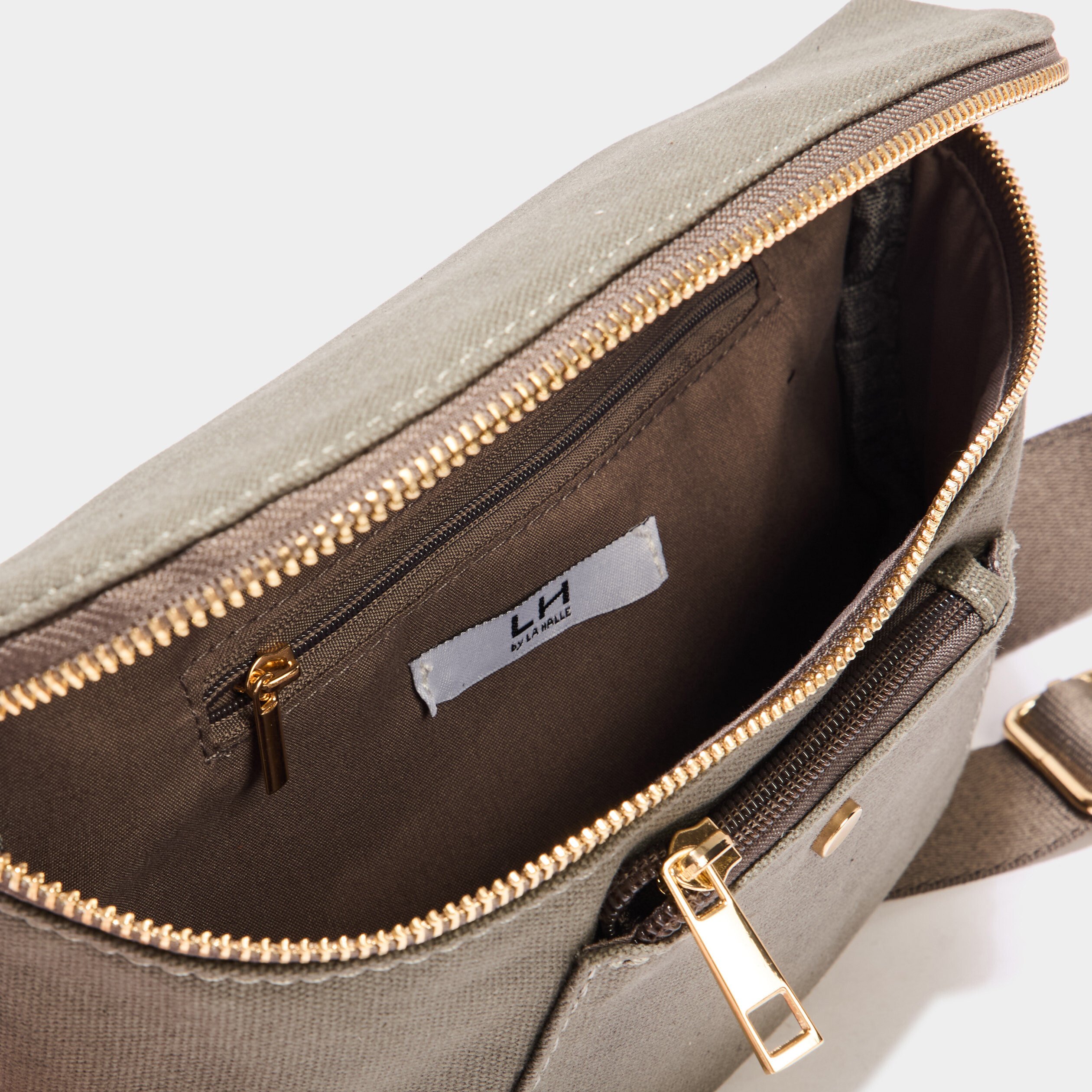 sac banane avec bandouliere amovible vert kaki femme Sac banane avec bandoulière amovible vert kaki femme