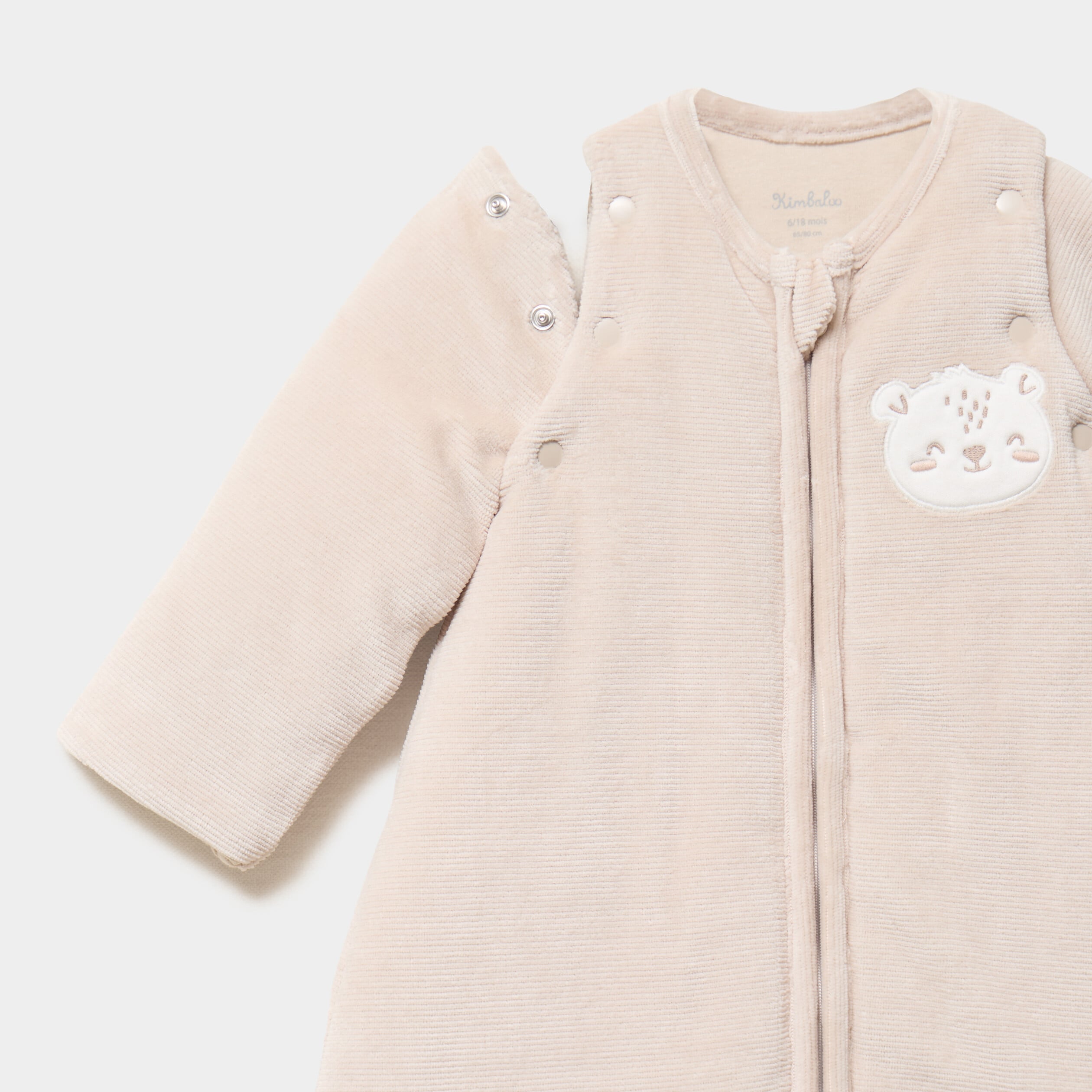 Gigoteuse &agrave; manches amovibles TOG 3 beige b&eacute;b&eacute;