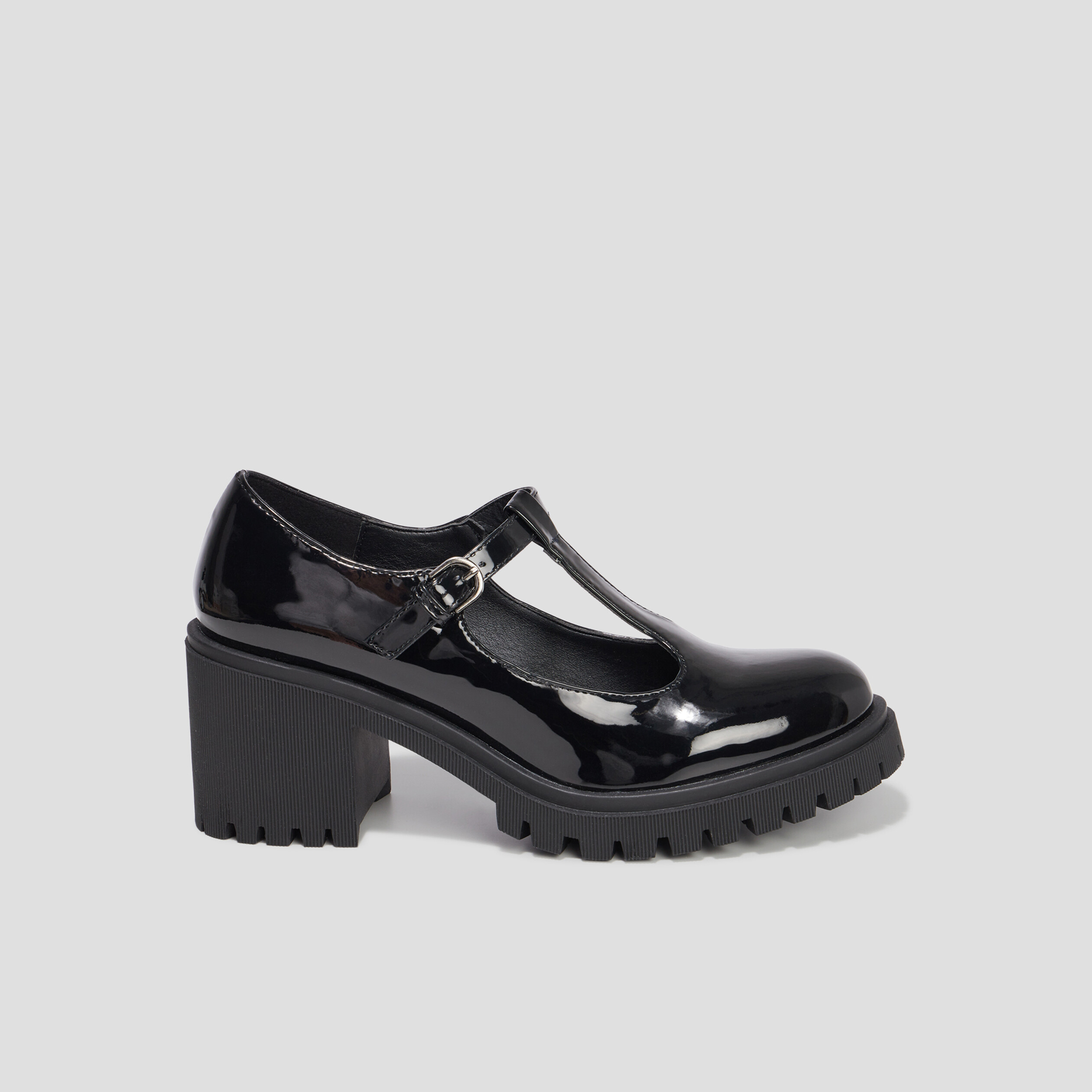 Loafers salomé vernies crantées Liberto noir femme
