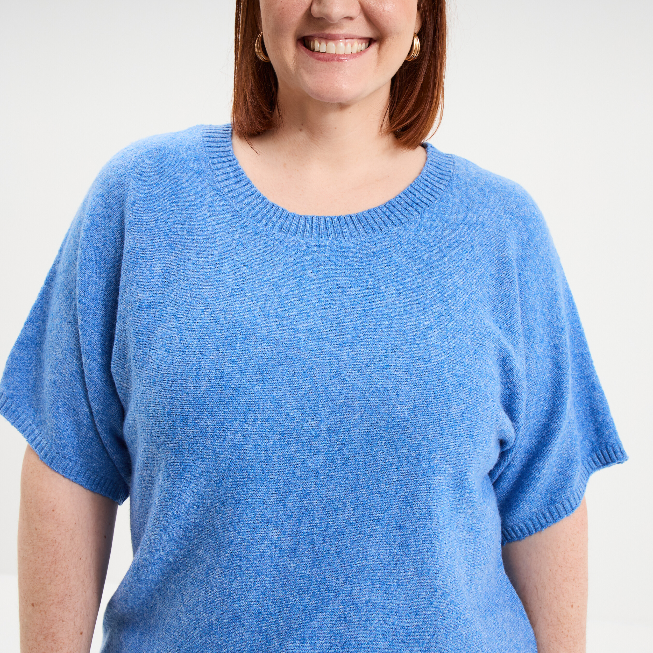 Haut Manches Courtes Boutonné Bleu 100% Coton Kule Taille XS - Neuf Avec étiquette