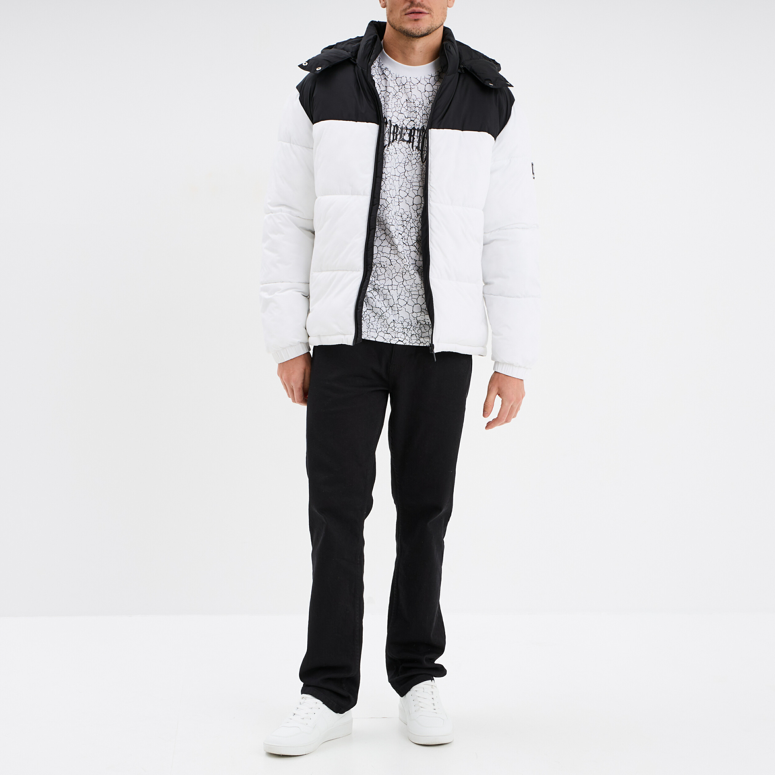 t shirt oversize manches courtes liberto blanc homme T-shirt oversize manches courtes Liberto blanc homme
