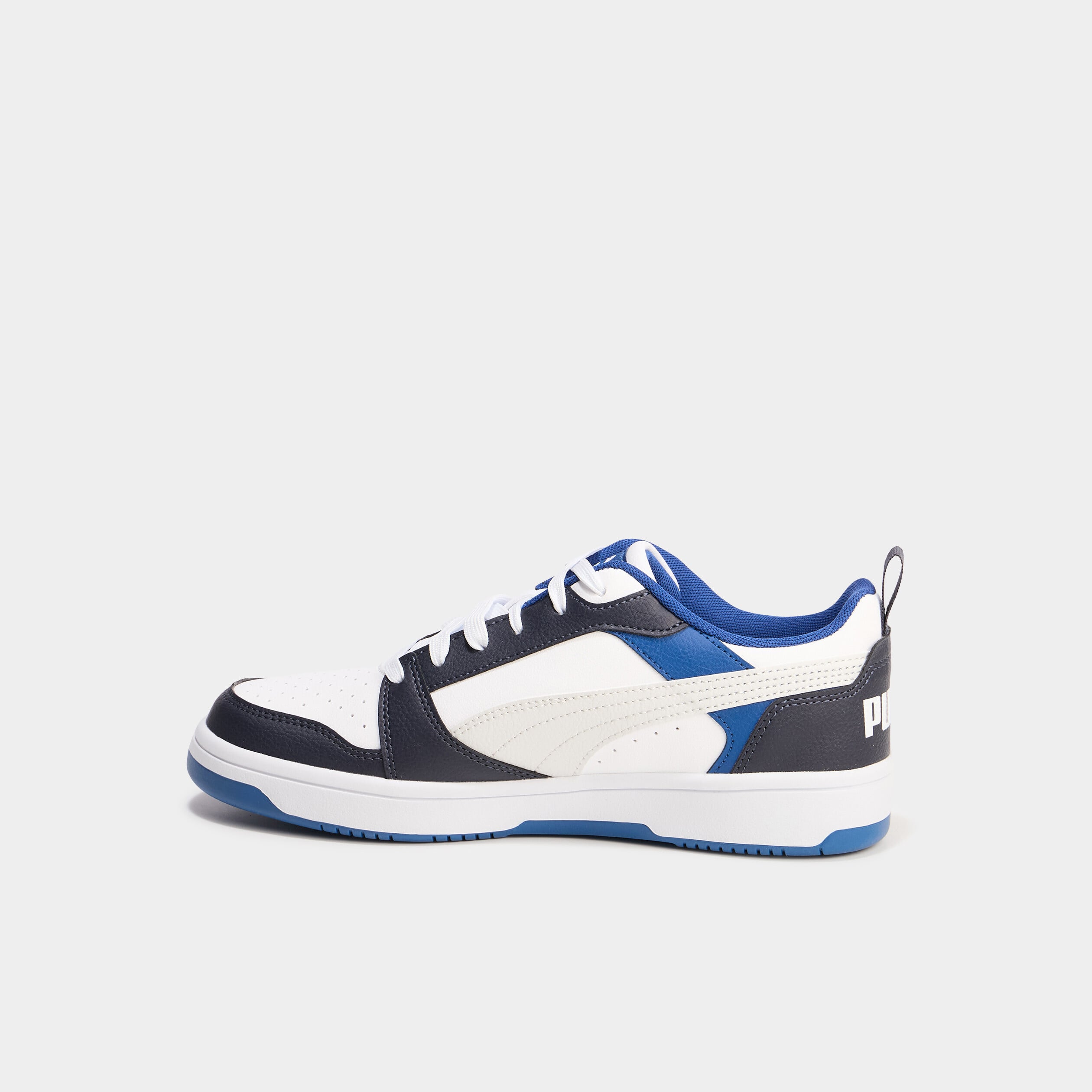 Tennis basses &agrave; lacets Puma Rebound V6 bleu fonc&eacute; gar&ccedil;on