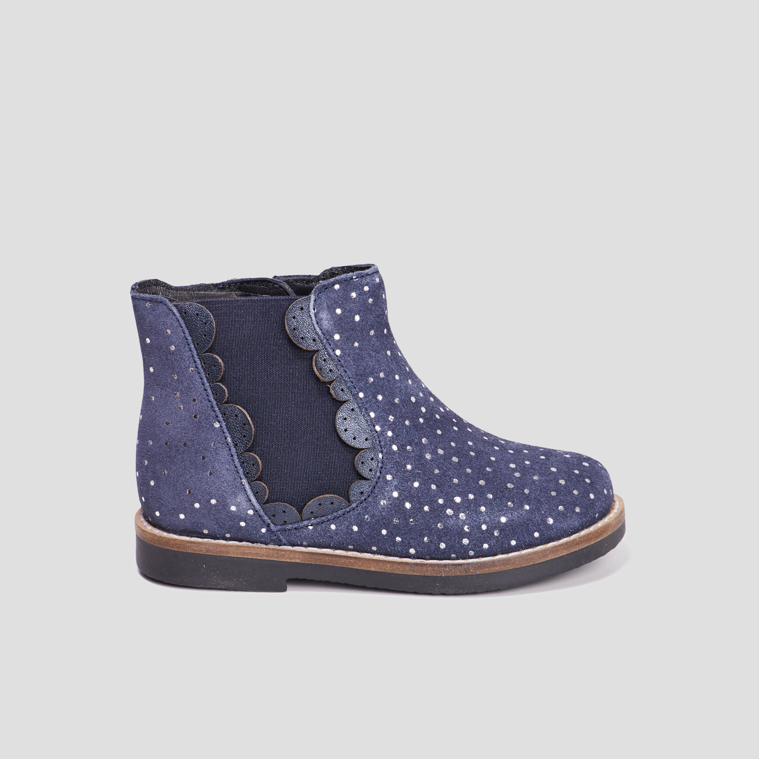 Bottines Compensées Minelli En Daim Noir Pointure 39,5 - Occasion Très Bon état