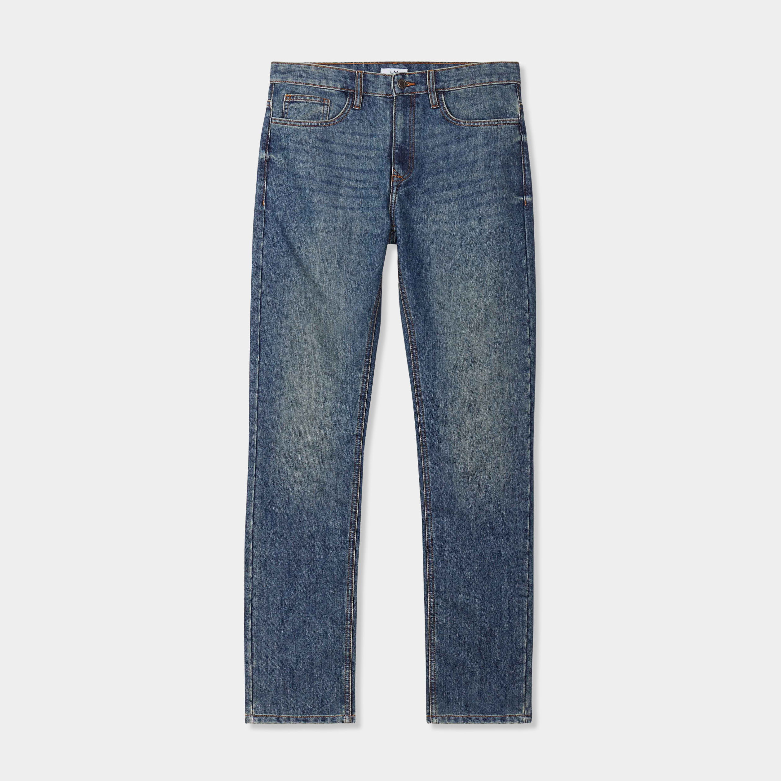 jeans straight denim 5 poches denim dirty homme Jeans straight denim 5 poches denim dirty homme
