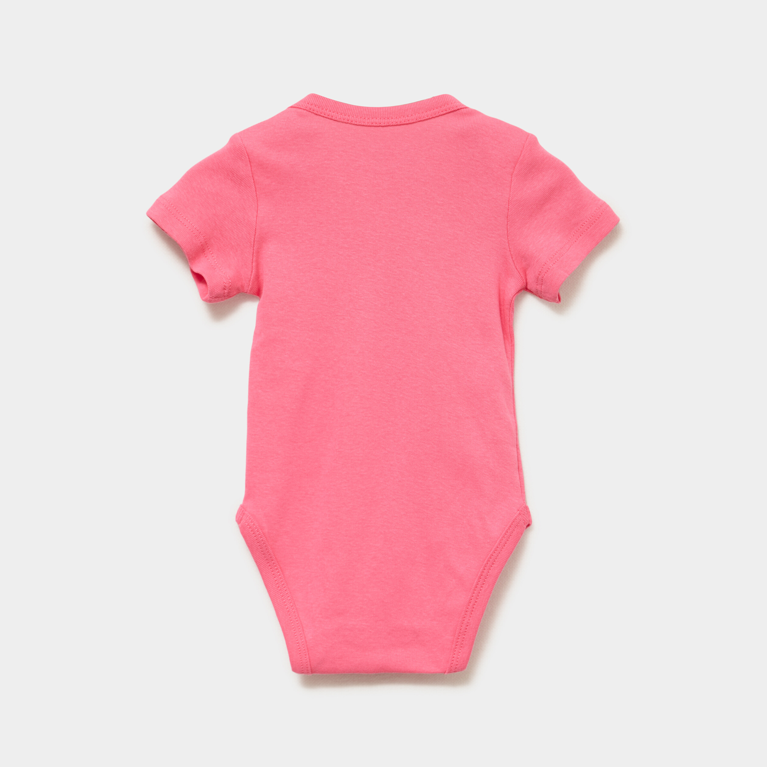 Lot 3 bodies US coton manches courtes rose clair b&eacute;b&eacute;