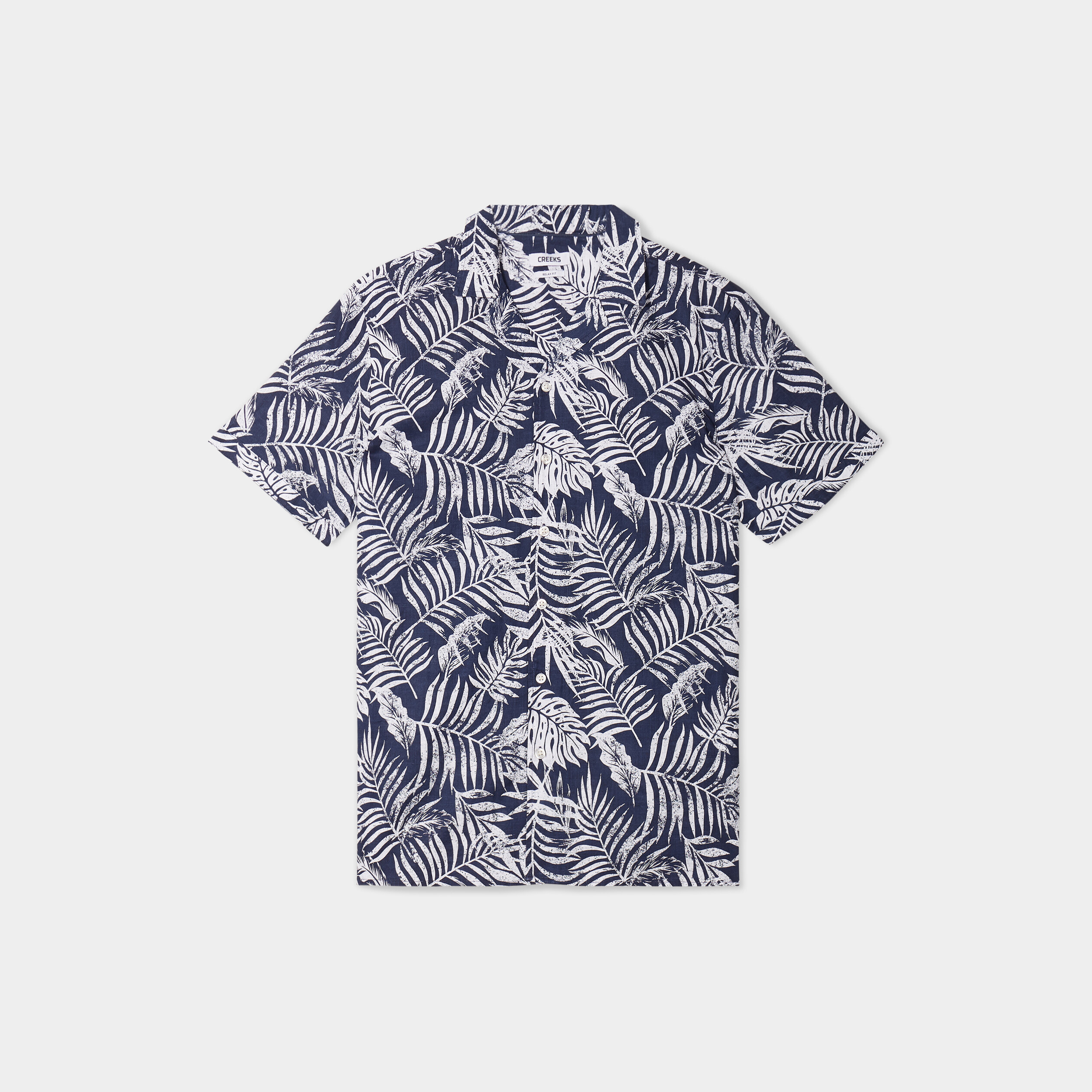 chemise en coton manches courtes bleu homme Chemise en coton manches courtes bleu homme