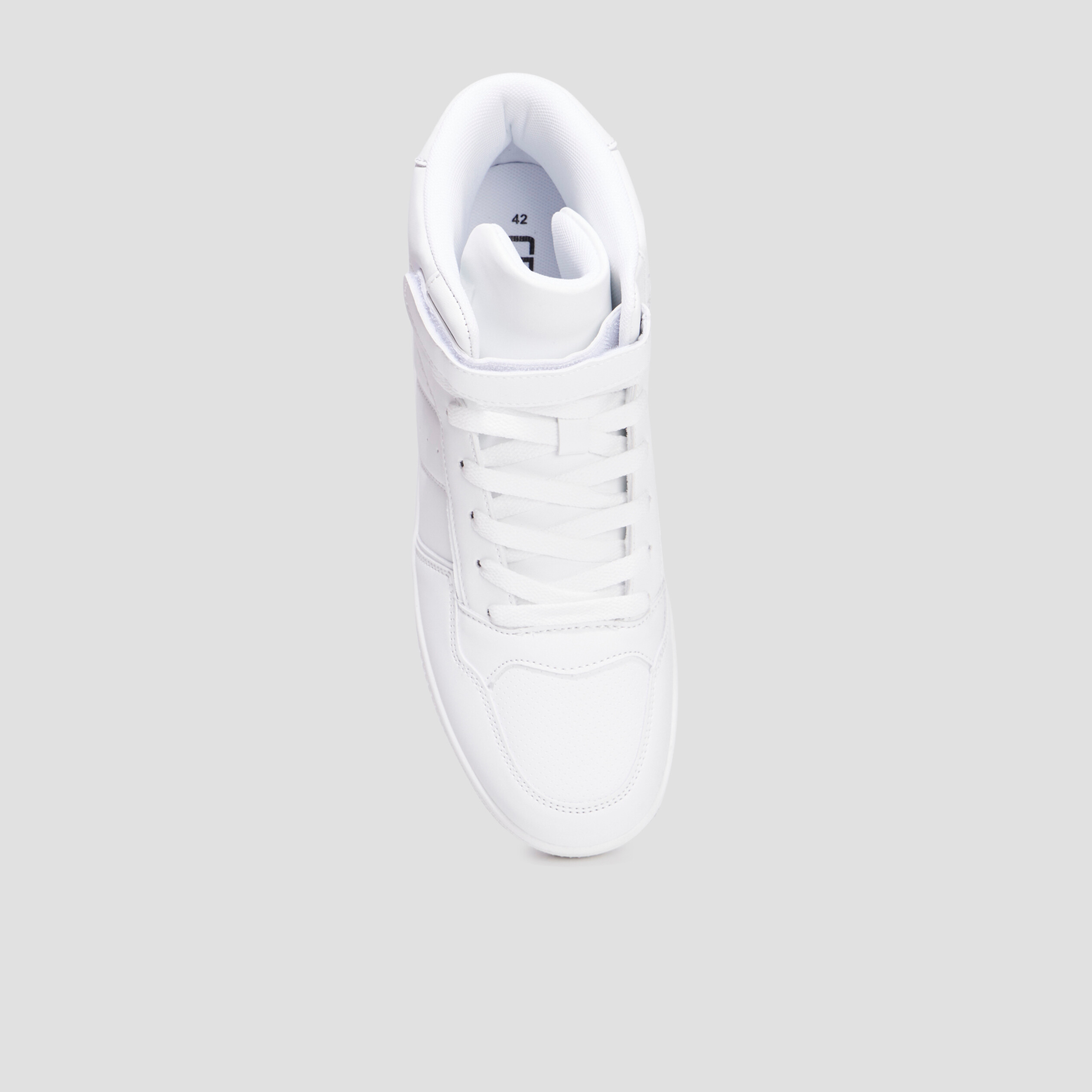 baskets montantes a scratchs blanc homme Baskets montantes à scratchs blanc homme