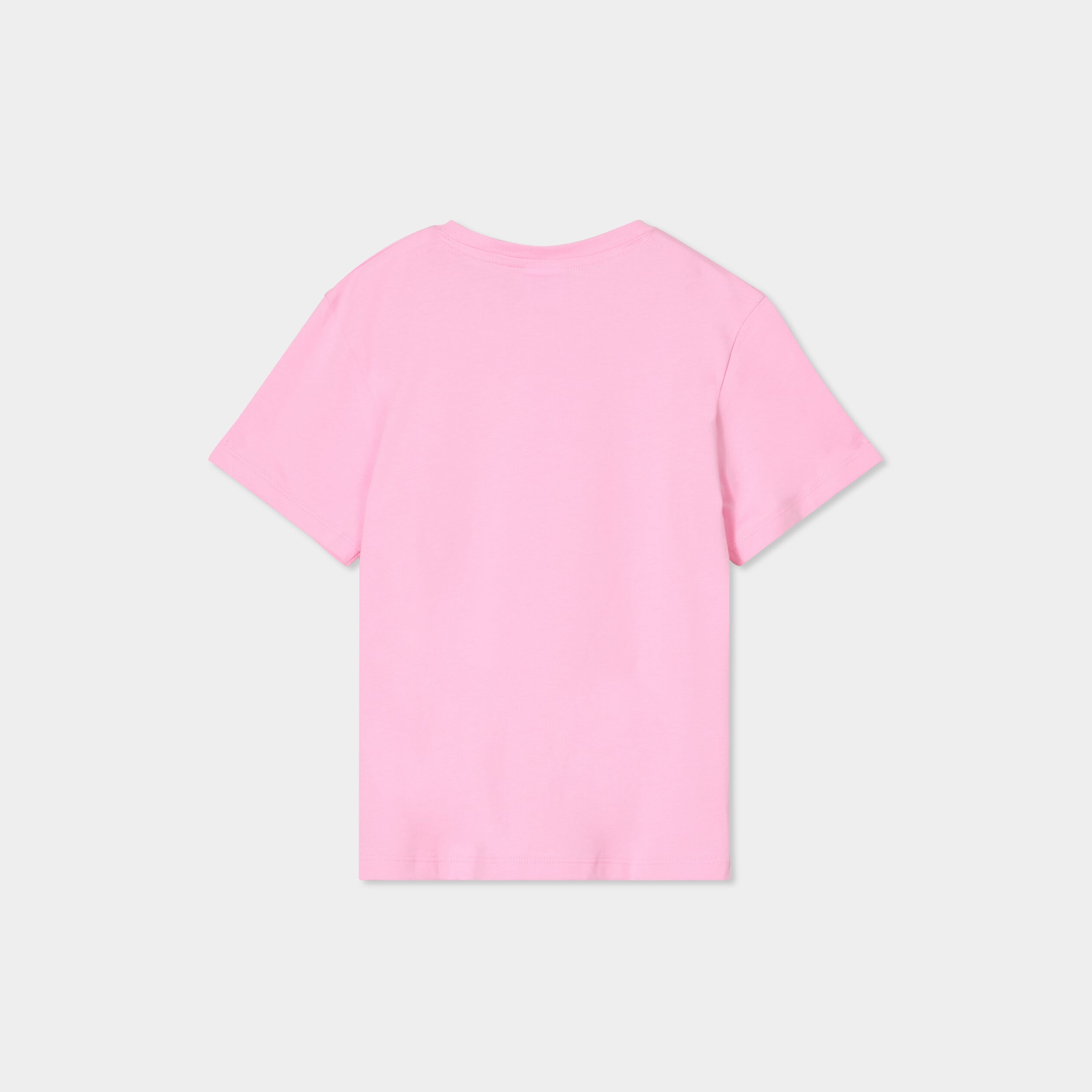 T-shirt manches courtes coton Stitch rose fille
