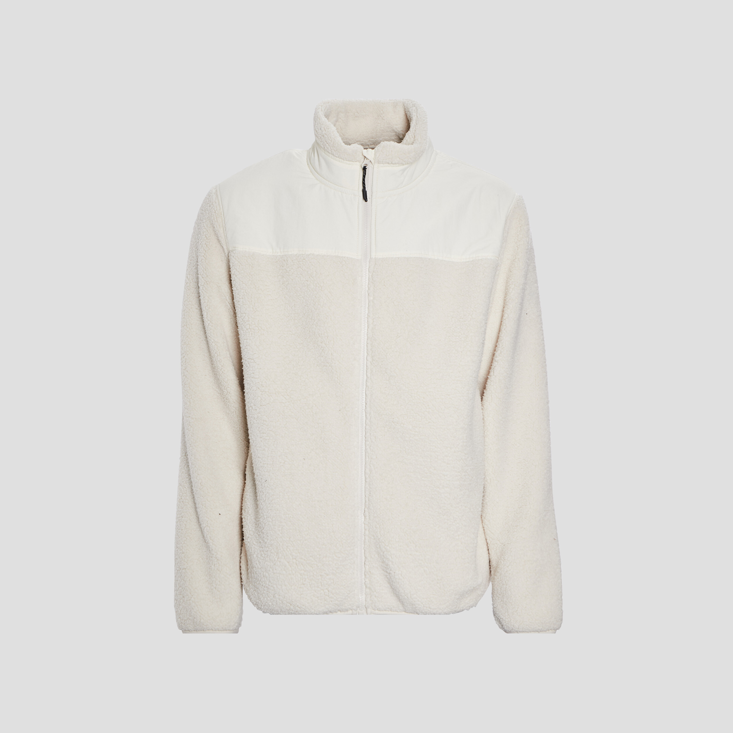 veste polaire avec col montant ivoire homme Veste polaire avec col montant ivoire homme