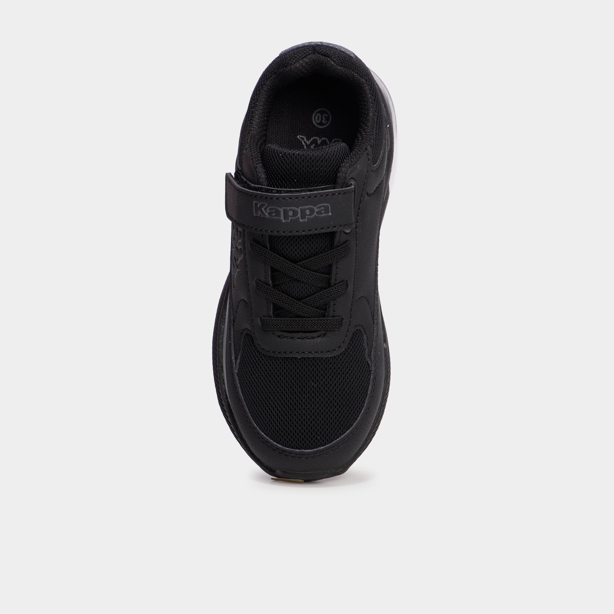 Baskets running &agrave; scratchs Kappa noir gar&ccedil;on