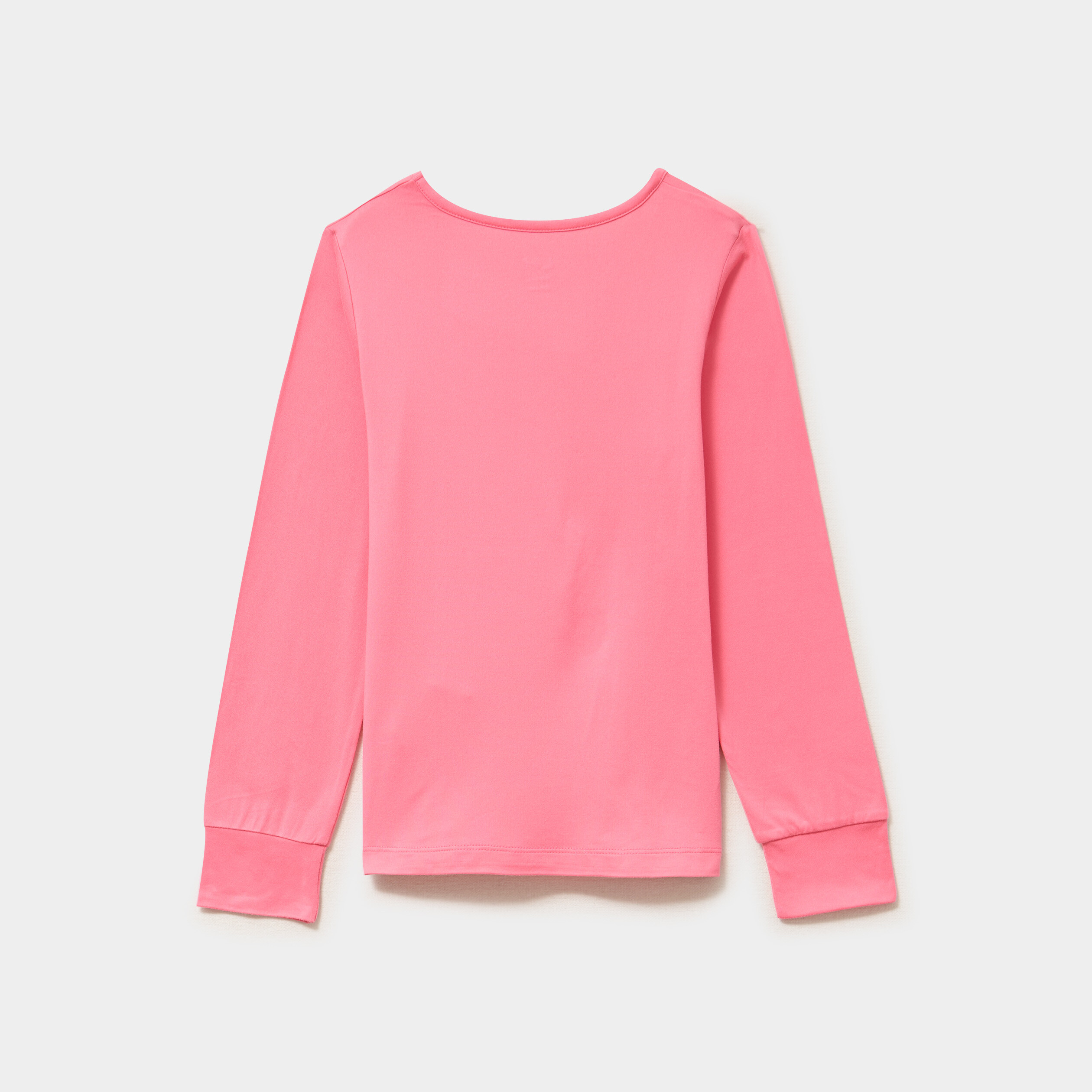 Ensemble pyjama pantalon 2 pi&egrave;ces rose framboise fille