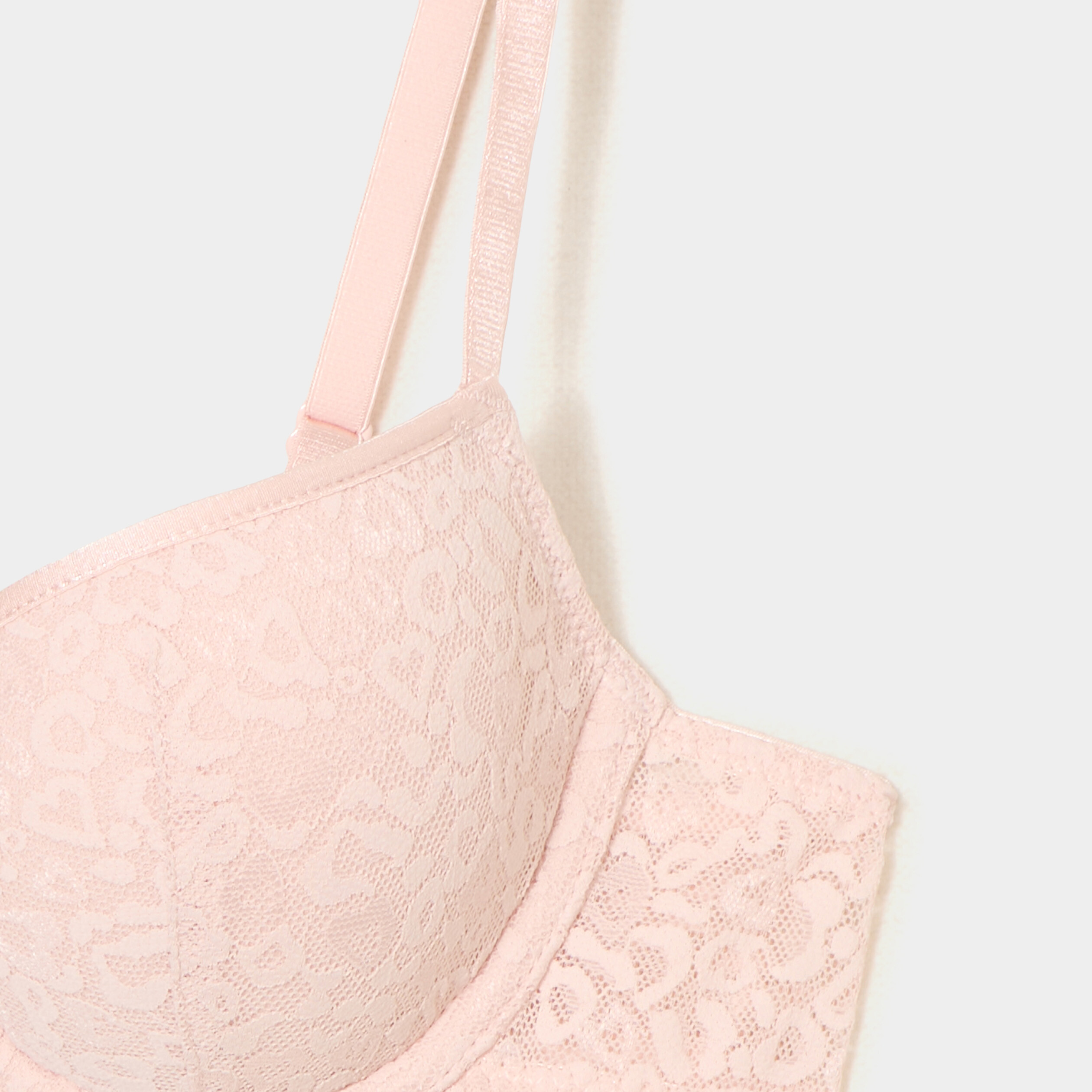 lot 2 soutiens gorge corbeille padde rose pastel femme Lot 2 soutiens-gorge corbeille paddé rose pastel femme