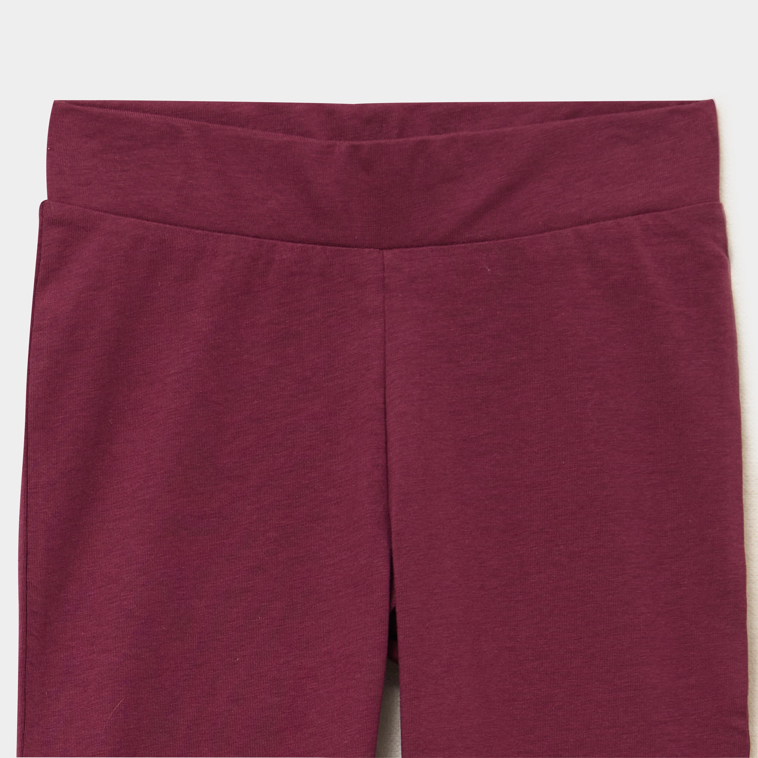 Legging taille &eacute;lastiqu&eacute;e Kappa bordeaux fille