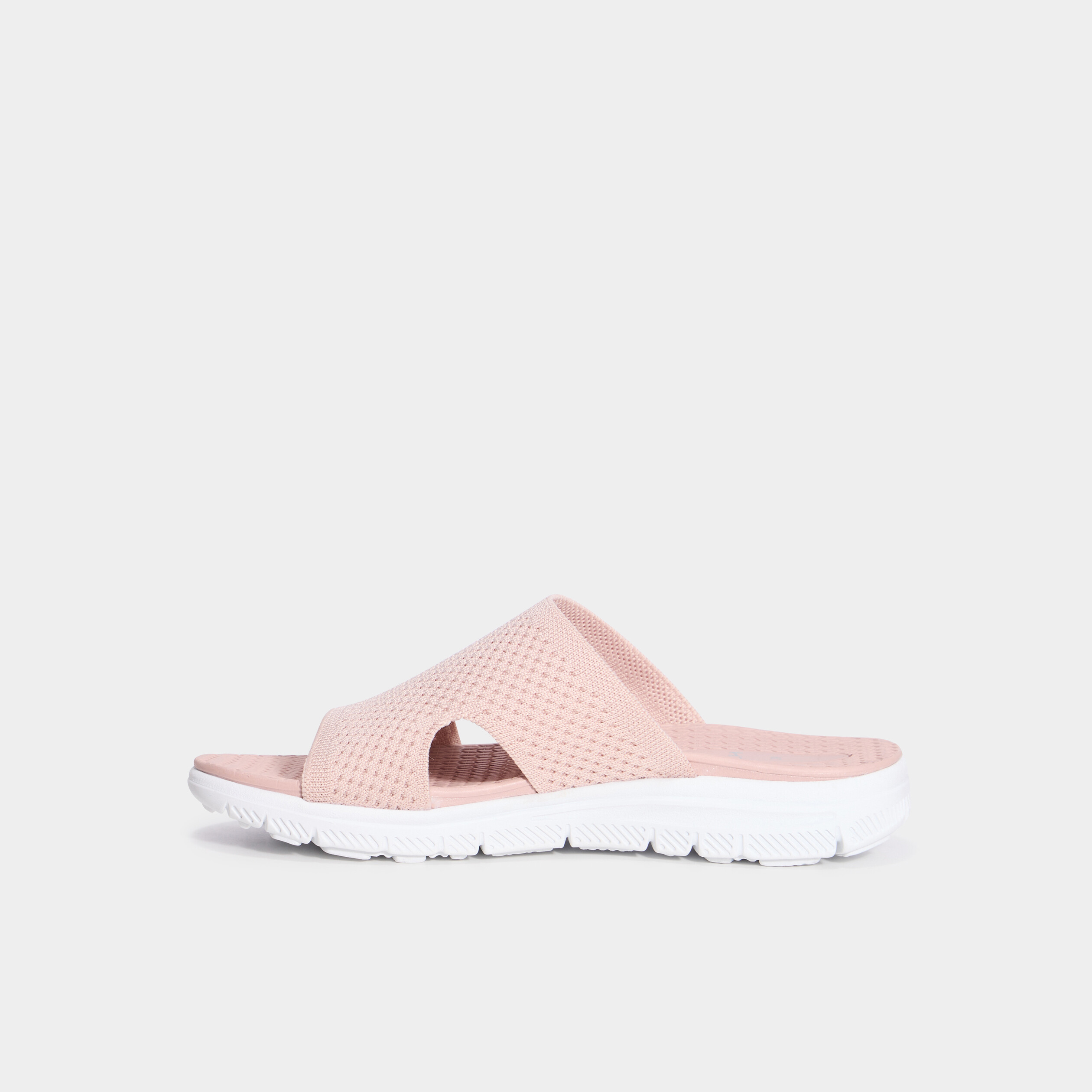Chaussons mules confort rose femme