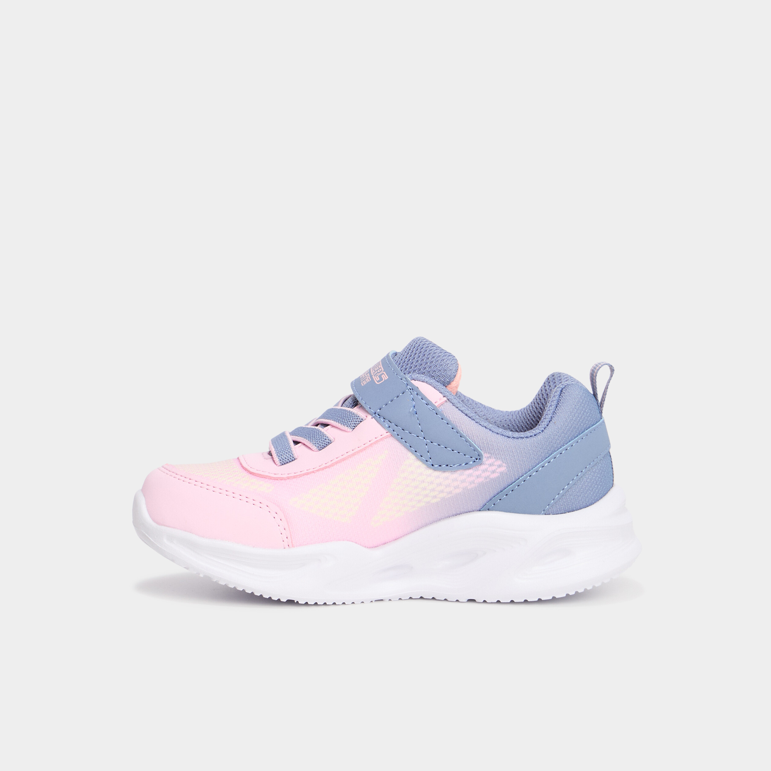 Fille Skechers Rose Basket Lumineuse Skechers Baskets Semelles