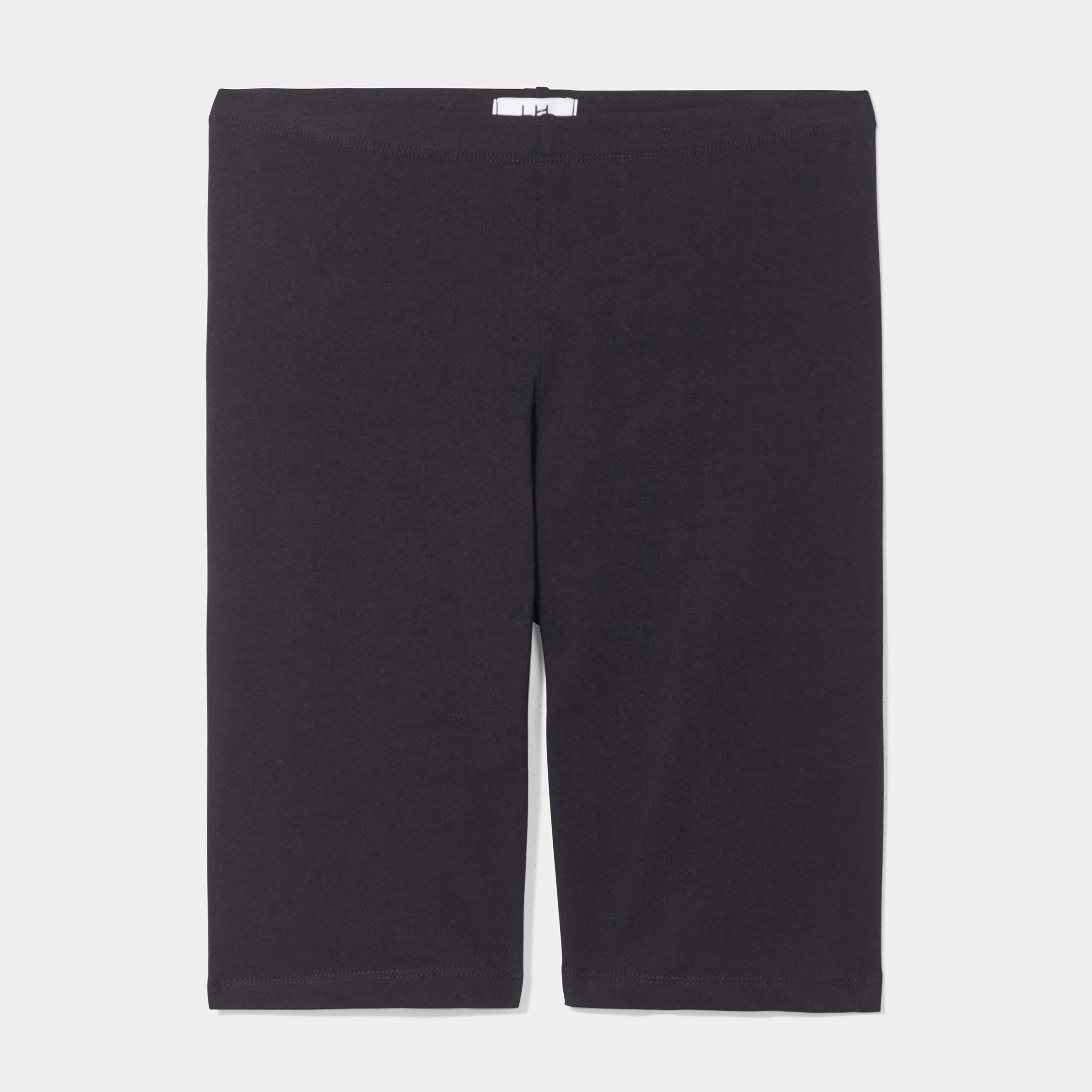Short cycliste coton stretch noir femme